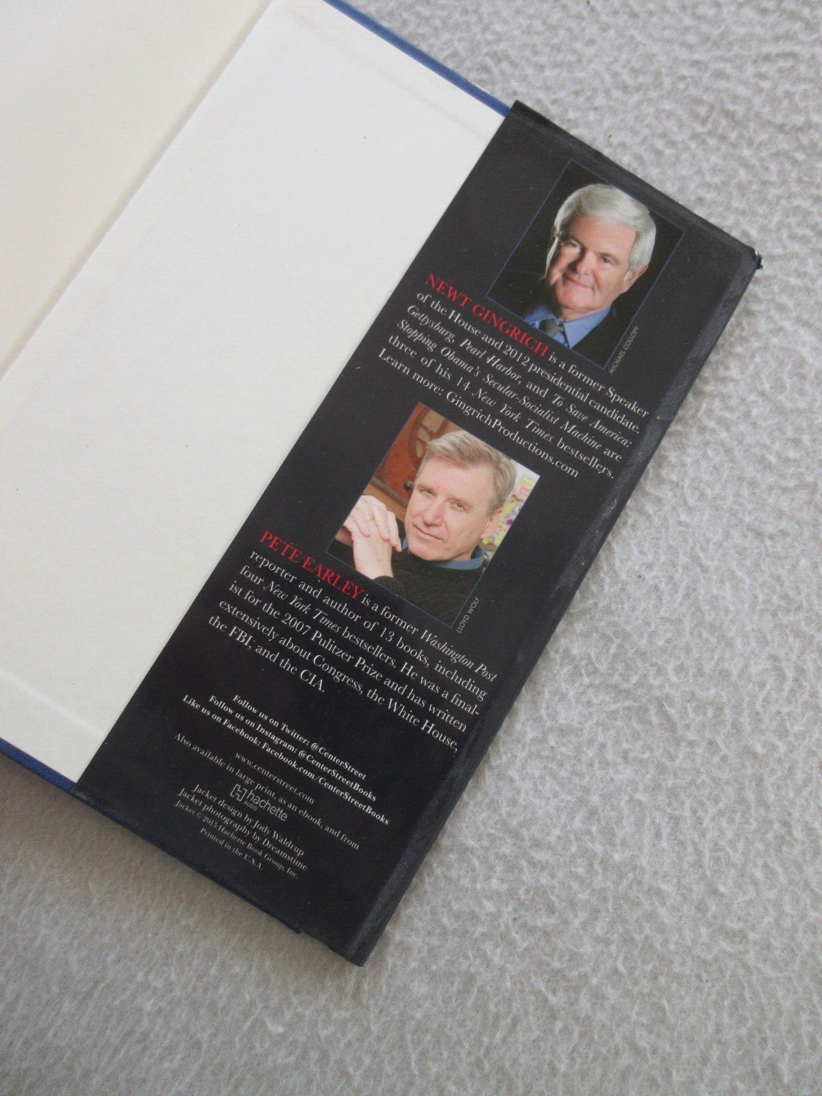 *SIGNED* Newt Gingrich DUPLICITY Hardback/Dust Jacket 1st Edition/1st Printing