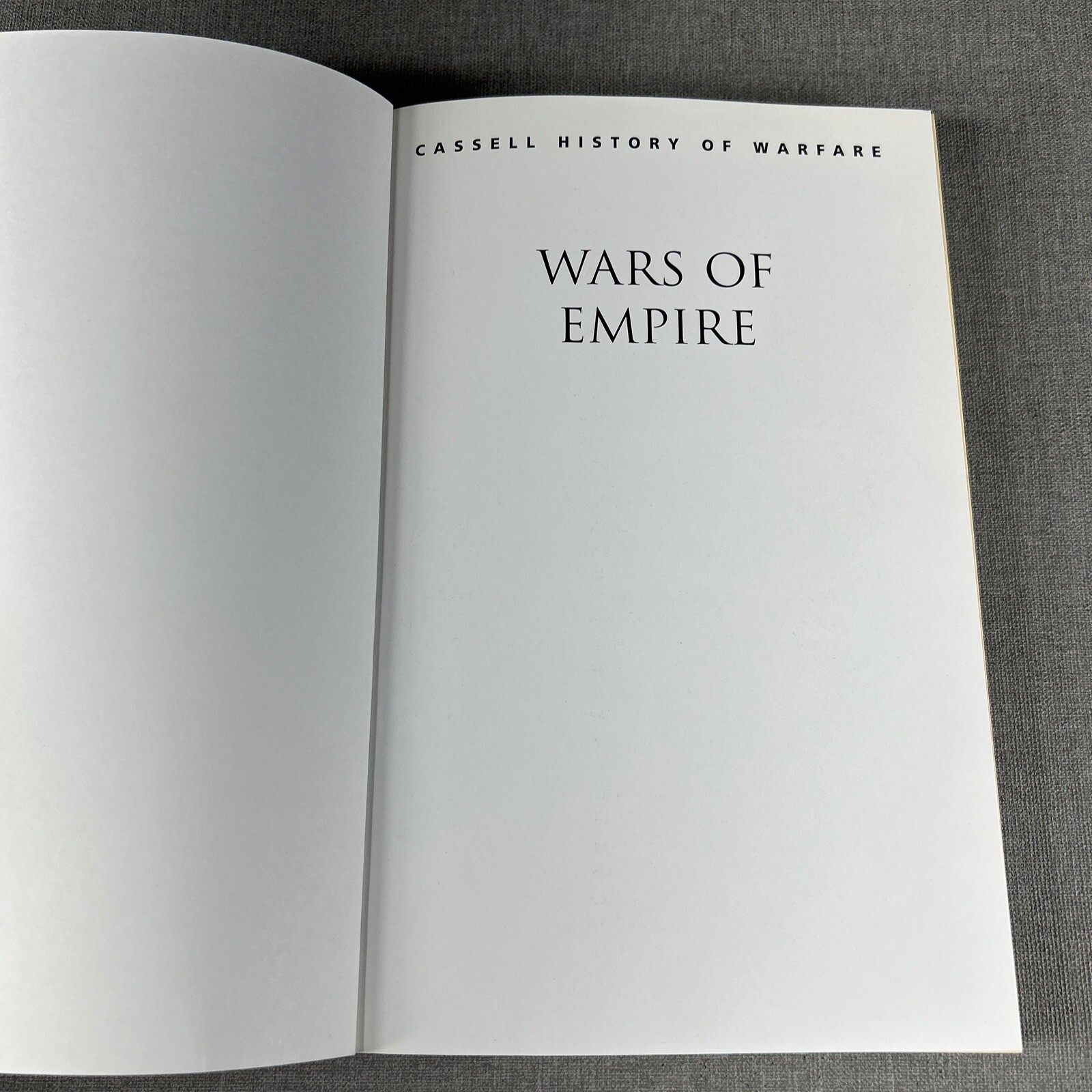 History of Warfare Wars of Empire Douglas Porch 2001 Trade Paperback Book