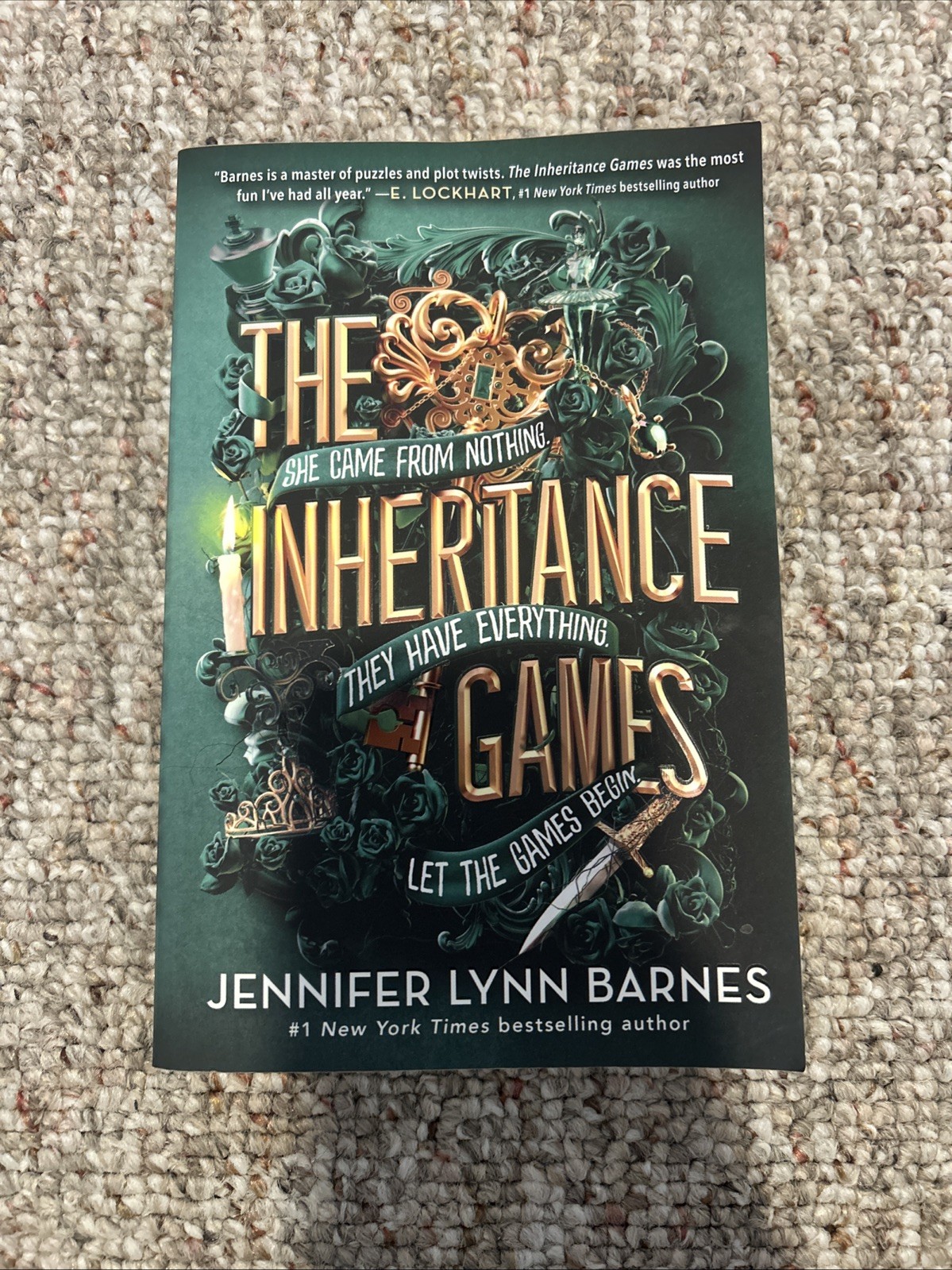 Inheritance Games by Jennifer Lynn Barnes (2021, Trade Paperback)