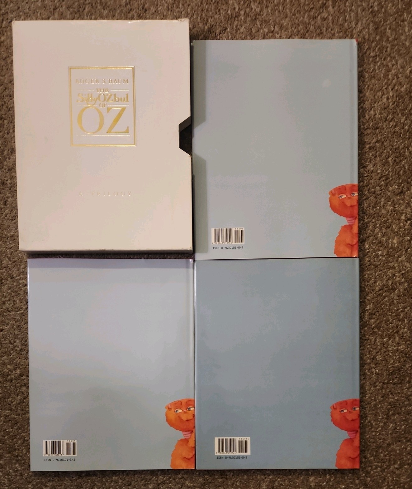 THE SILLY OZBUL OF OZ: A TRILOGY By Roger S. Baum – 3 SIGNED VOLUMES