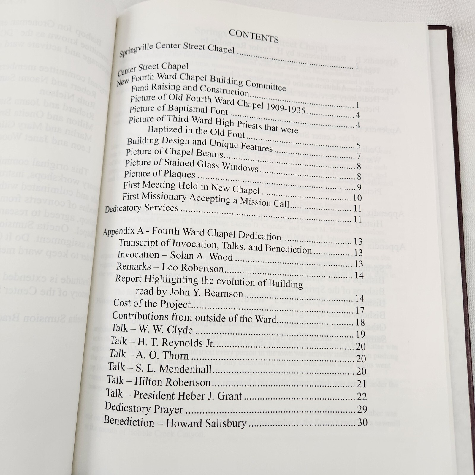 History of the Springville Center Street Chapel Utah Mormon LDS Oneita Sumsion