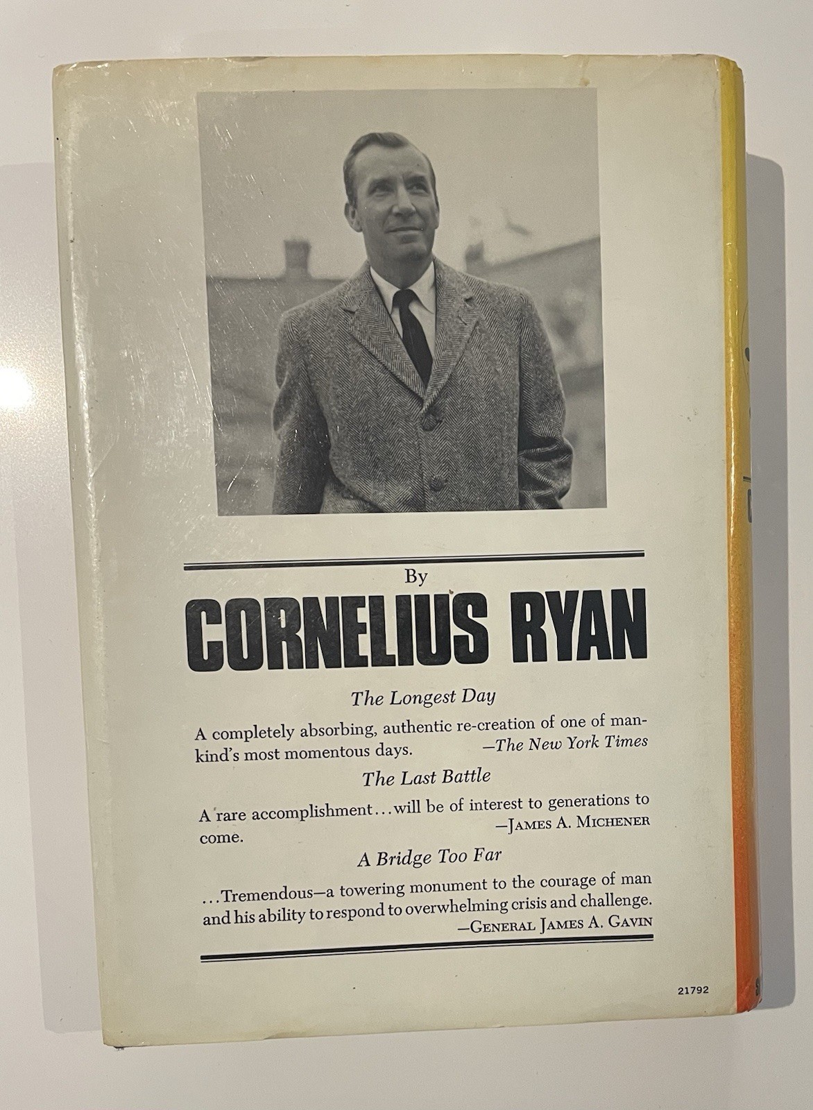 A Bridge Too Far by Cornelius Ryan (1974) HCDJ 1st Ed./Print – Good