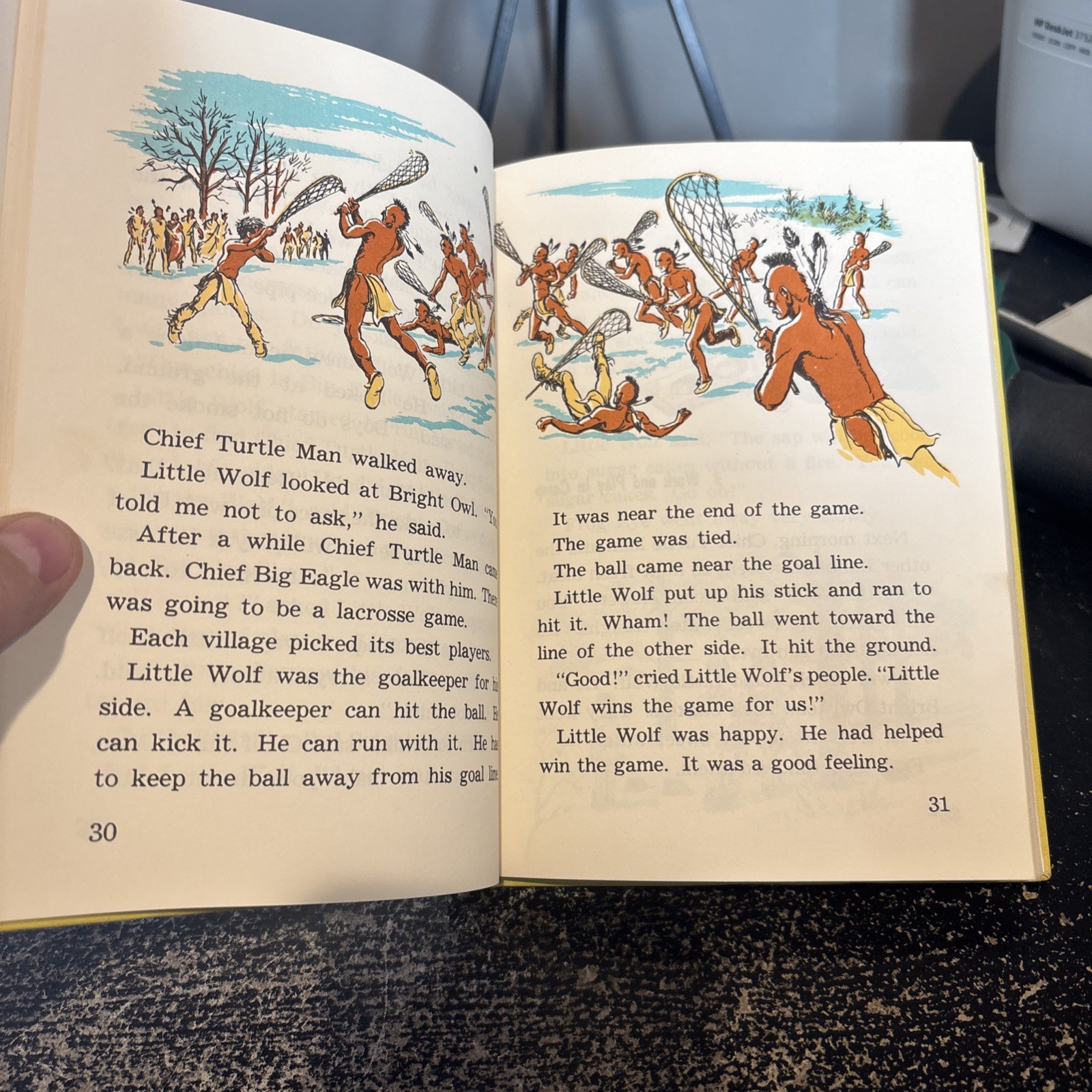 Little Wolf and the thunder stick by Edna Walker Chandler