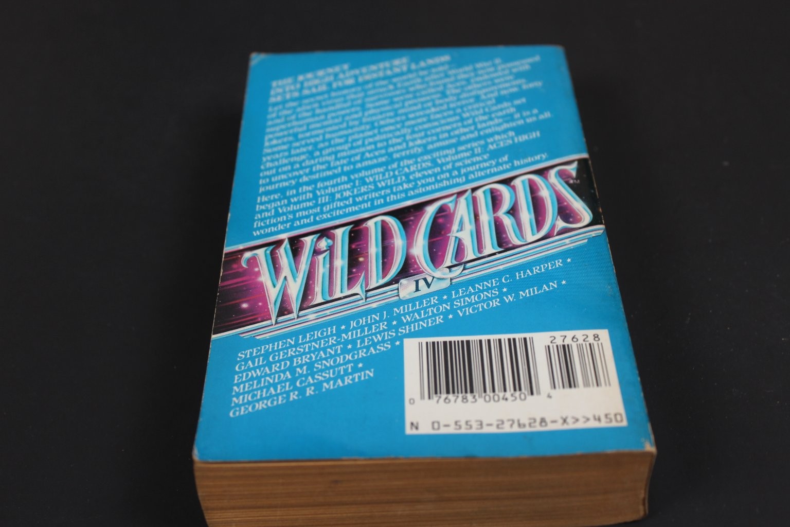 Aces Abroad Wild Cards IV George R.R. Martin 1988 First Printing Science Fiction