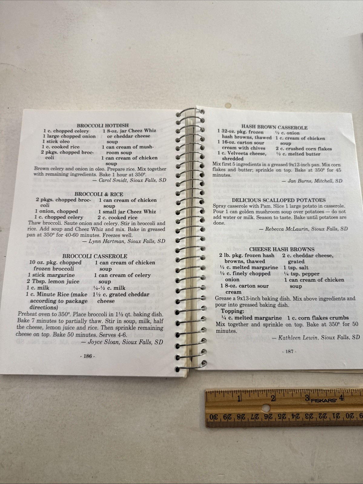 Sioux Falls South Dakota SD Cookbook Vintage 1980s KELO Radio Station Midwestern