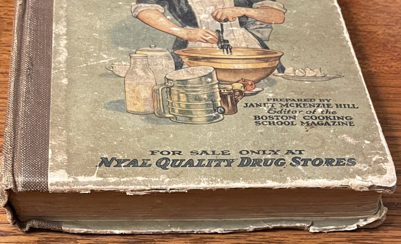 1916 Nyal Cook Book by Janet McKenzie Hill Boston Cooking School Antique HC