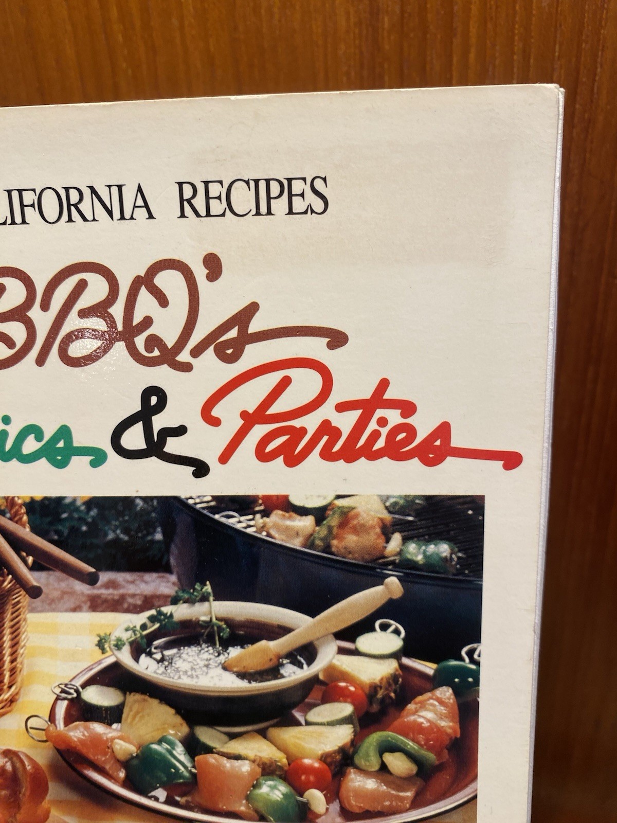Vintage Recipe book California BBQ’S and Picnics & Parties CA Home Ec Teachers