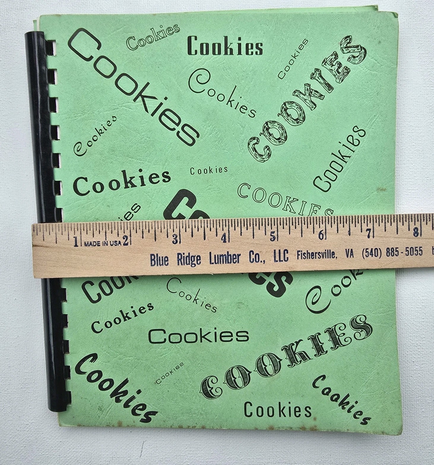 Cookies Vintage Cookbook Iowa Falls Spiral Bound 100 Pages
