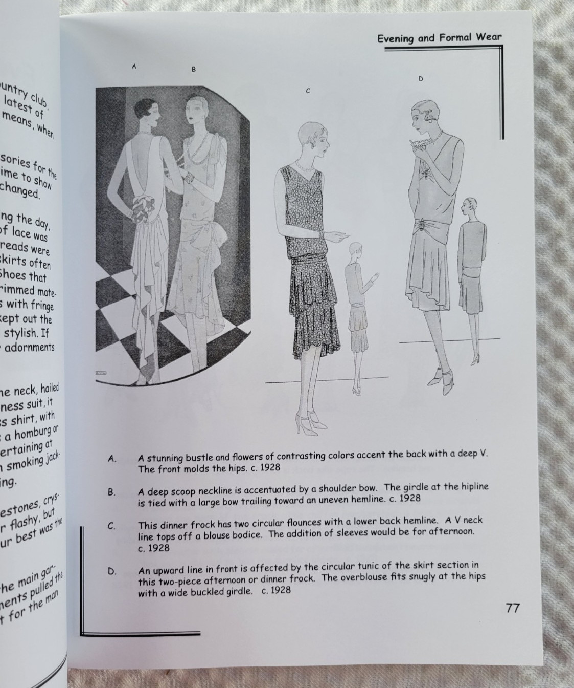 A Book Of Fashion Facts Model A Ford 1928-1931 Era Fashions Illustrated, TPB