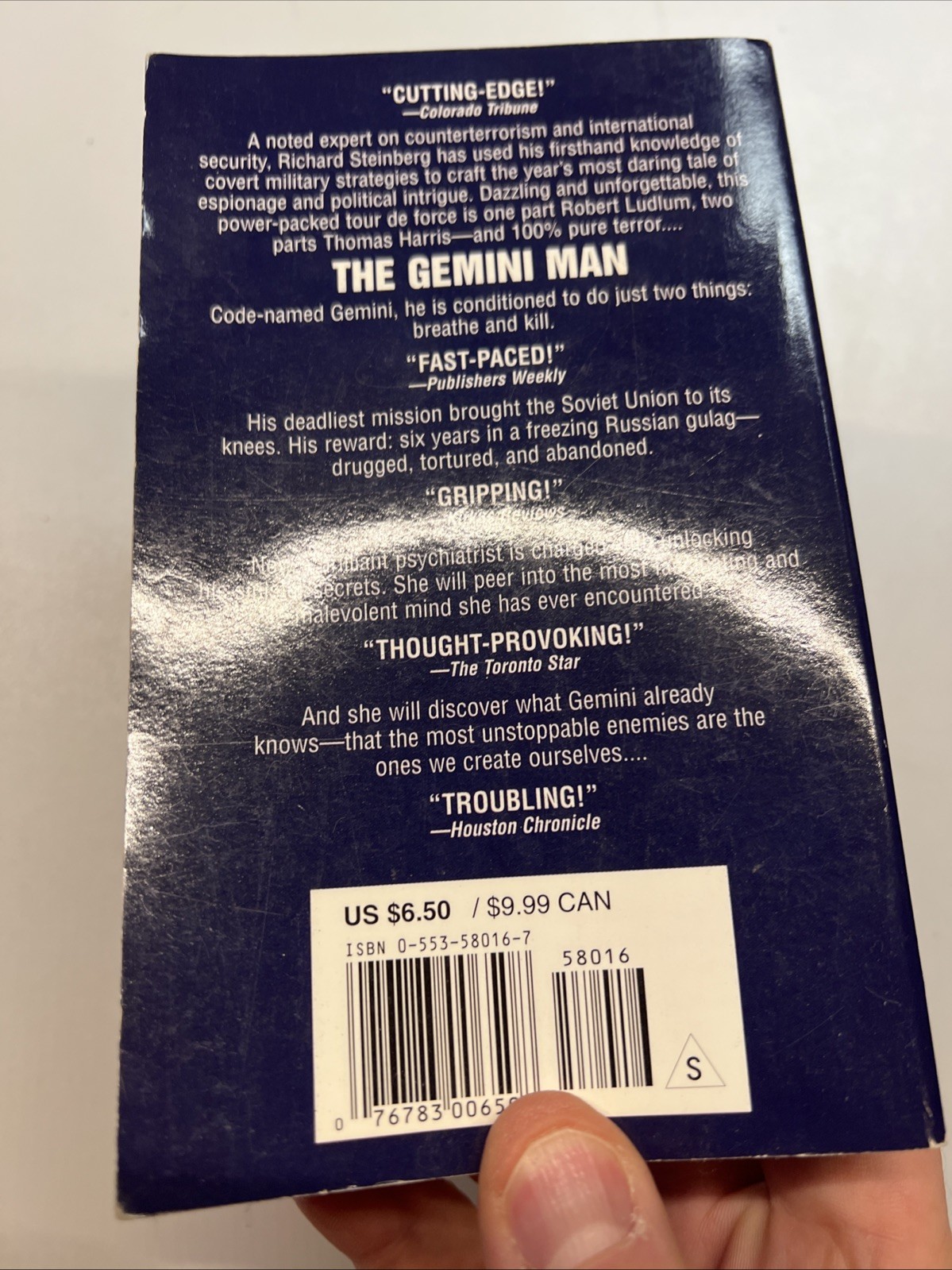 Gemini Man – Paperback, by Steinberg Richard
