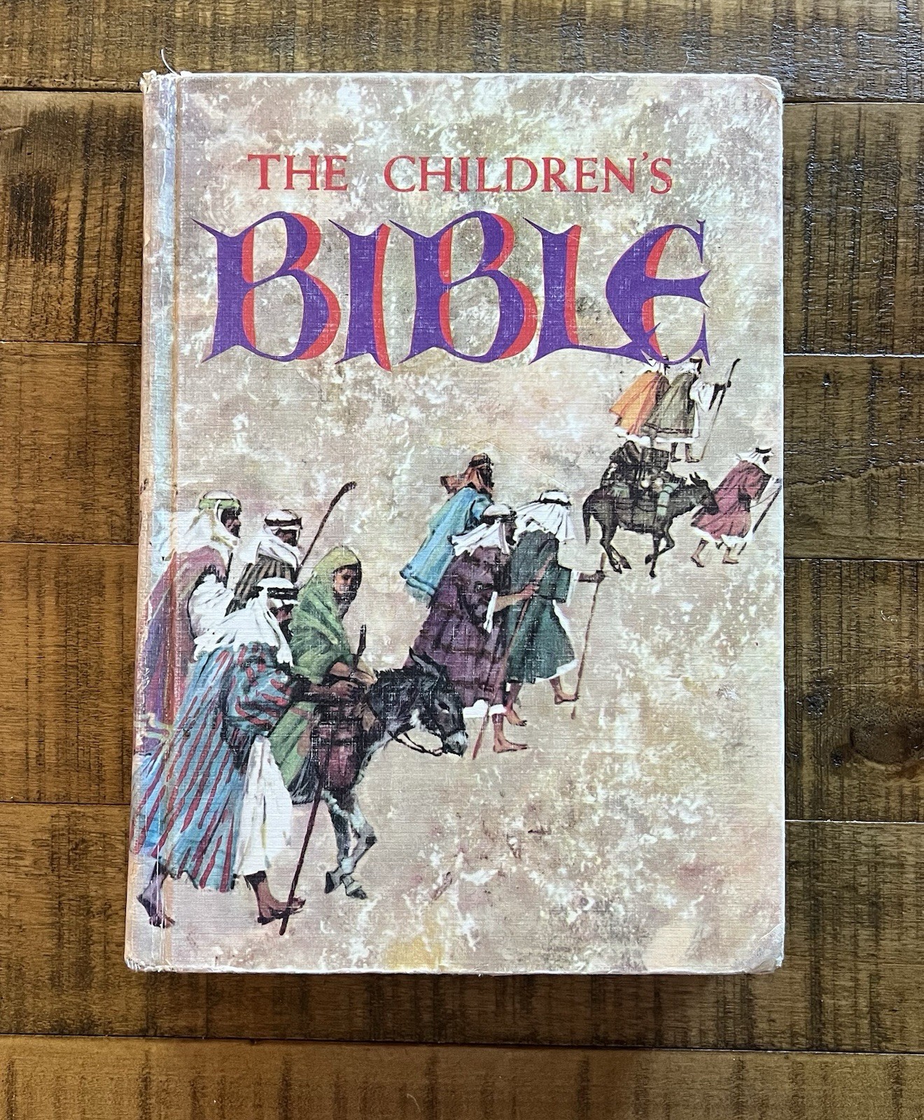 Vintage 1965 Children’s Bible Golden Press Hardcover Stories Of Faith Religion