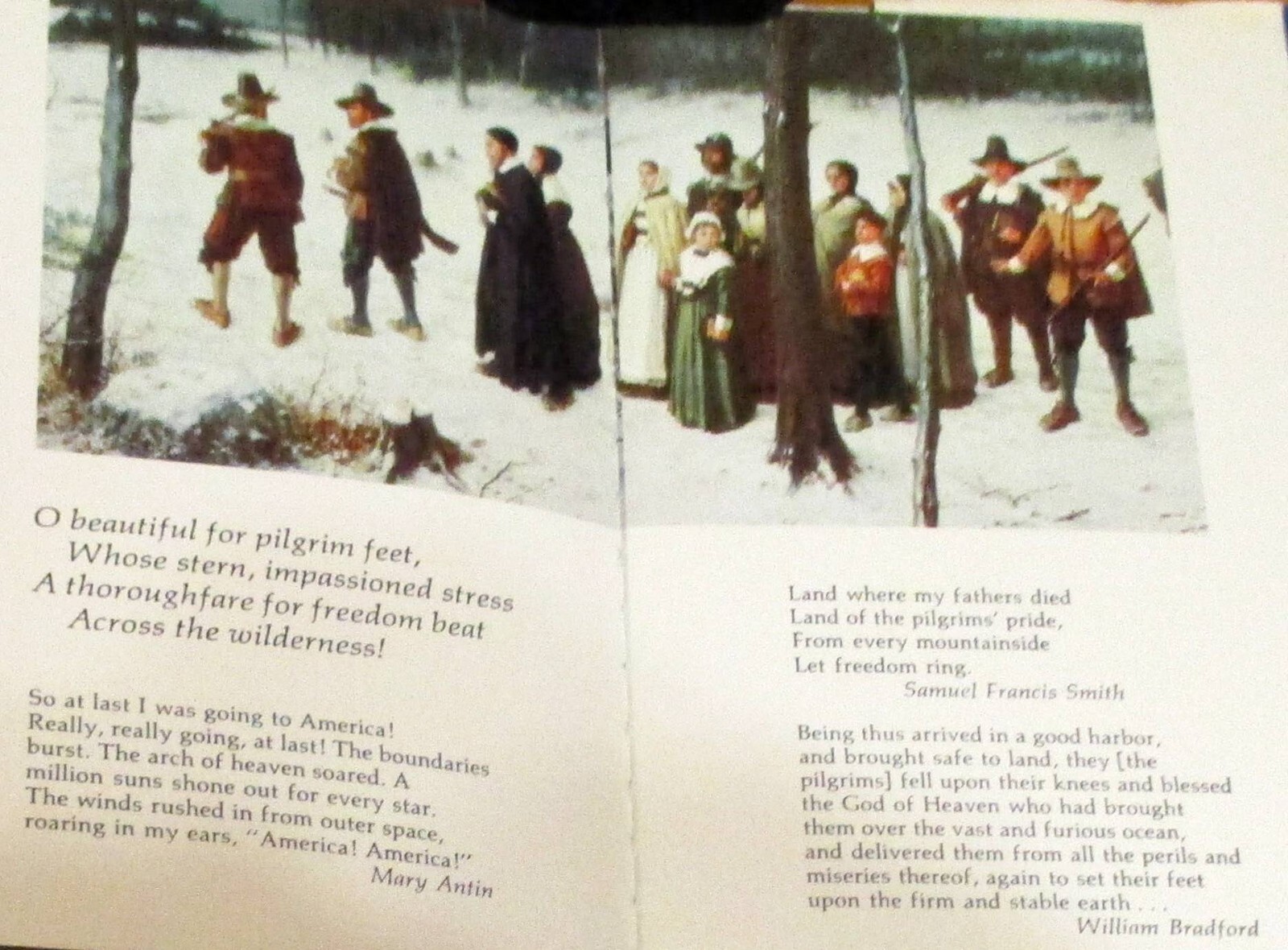 1975 America The Beautiful (‘O Beautiful For Spacious Skies) H/C D/J 28 Pages