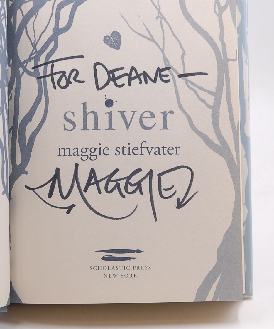 Signed First Edition Stiefvater, Maggie – Shiver Scholastic Press hardcover
