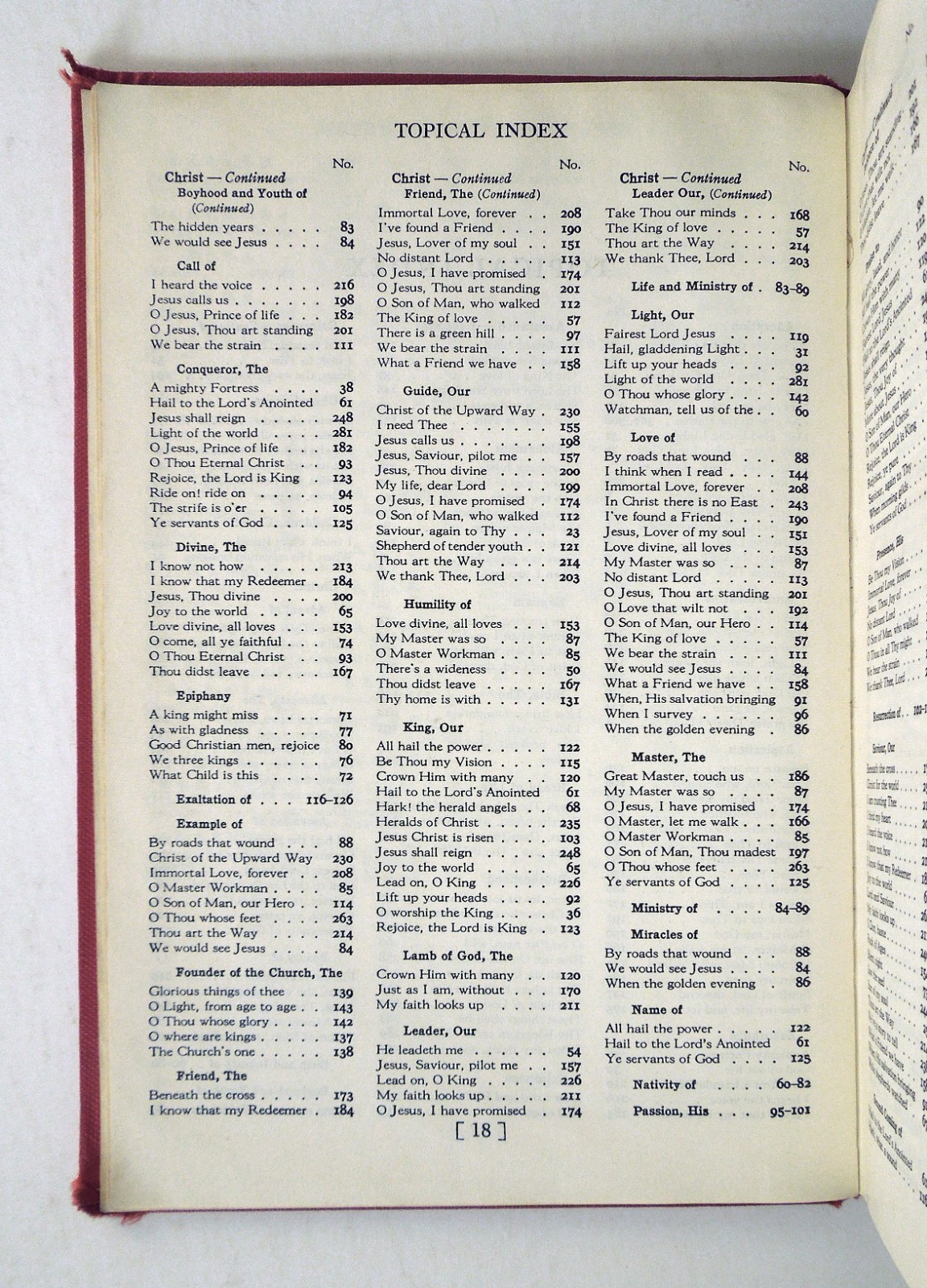 The Hymnal for Youth – 1954 hc, The Westminster Press, 17th printing
