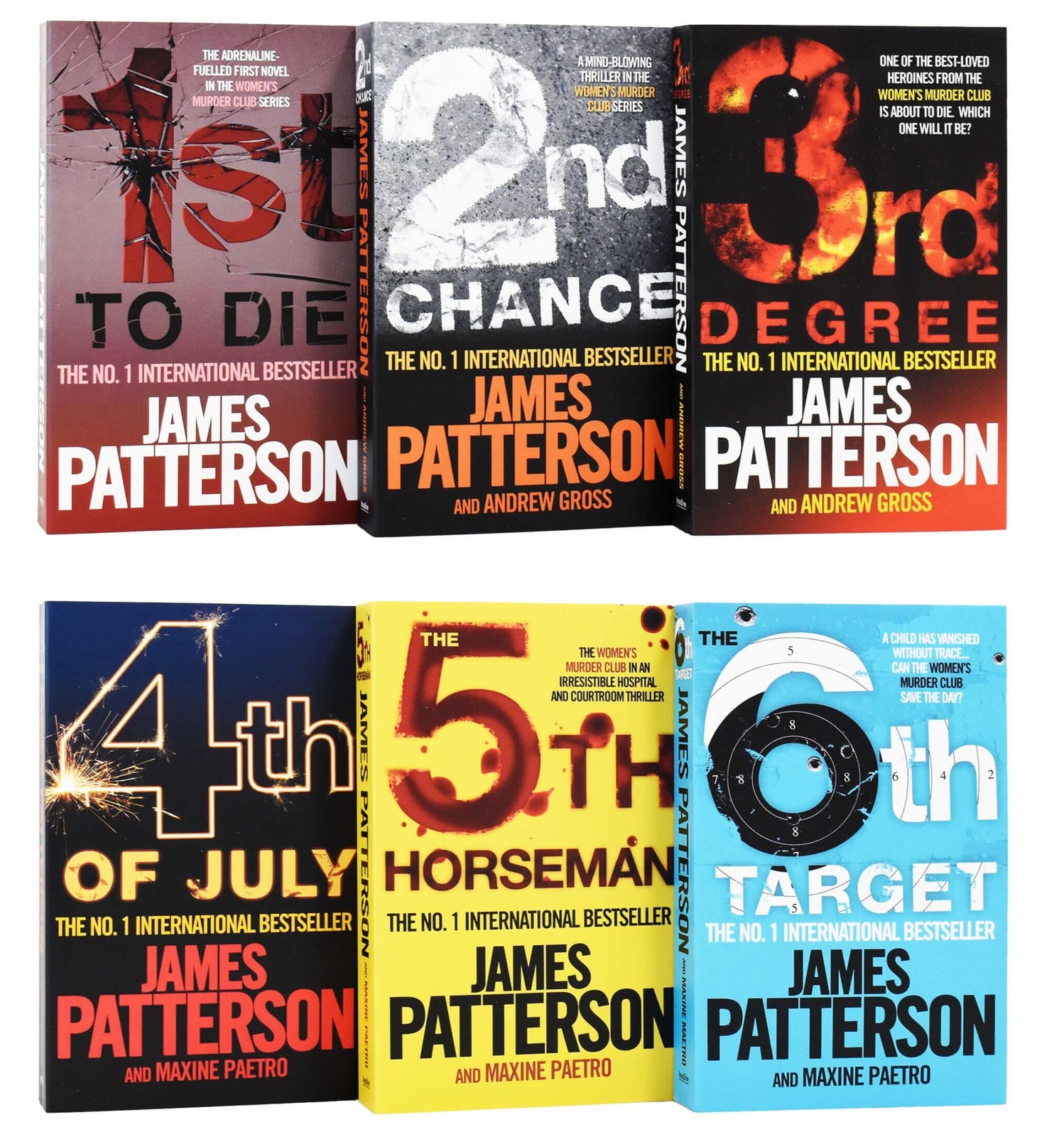Women’s Murder Club by James Patterson: Books 1-6 Set – Fic – PB