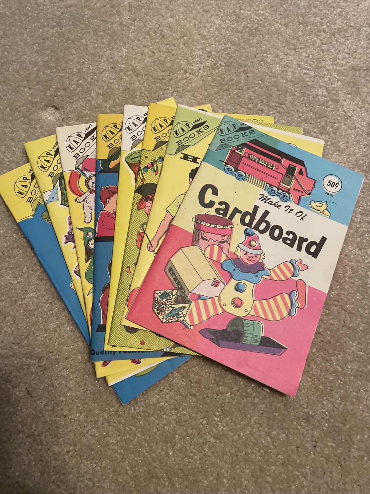 RARE Collection: Set of 6 Books 1966 Vintage KAP Krafts Books +2 Similar Bonus