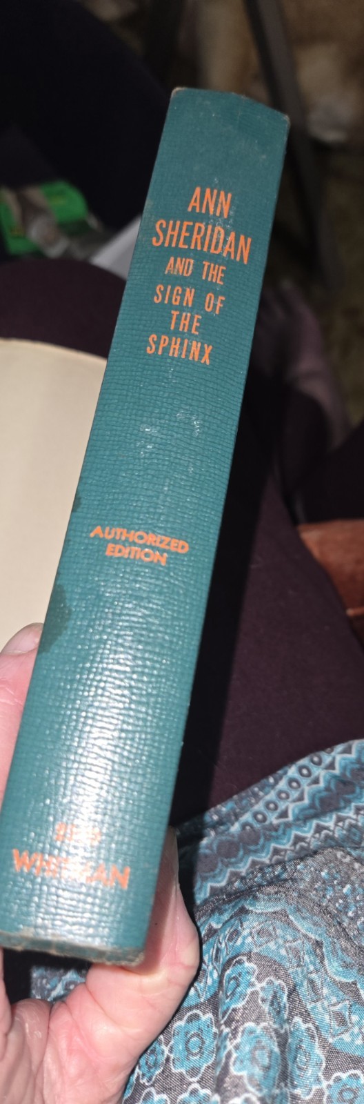 Ann Sheridan And The Sign Of The Sphinx, By Kathryn Heisenfelt 1943 DJ Hardback