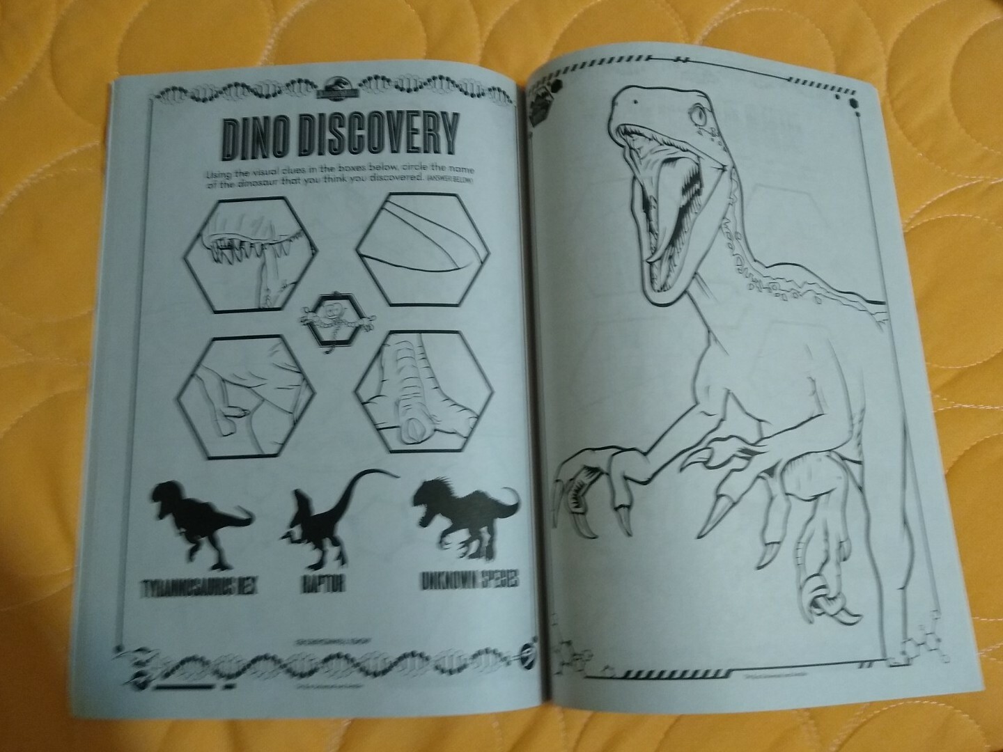 Jurassic World Dinosaurs Coloring/Activity Book with Tear/Share Pages 🆕🆓ship!