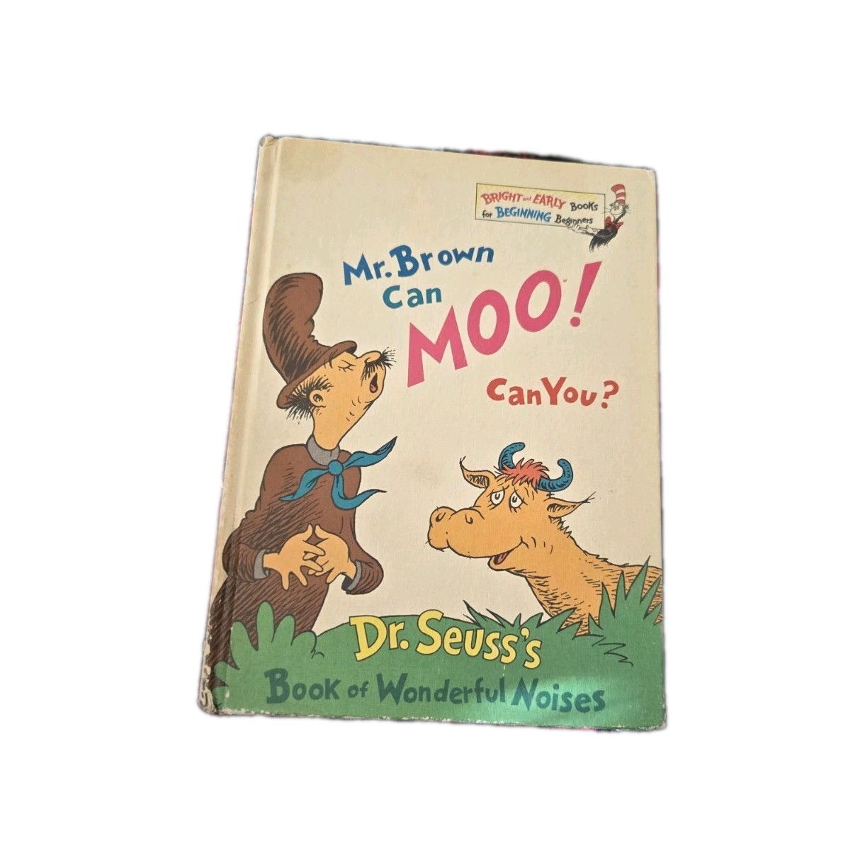 First Book Club Edition Mr. Brown Can Moo! Can You? By Dr. Suess 1970