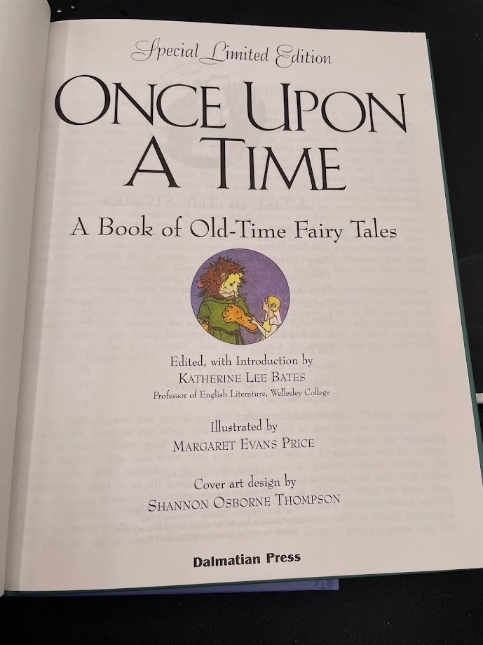 1998 Dalmatian Press Special Edition Mother Goose and Once Upon a Time Fairy Tal