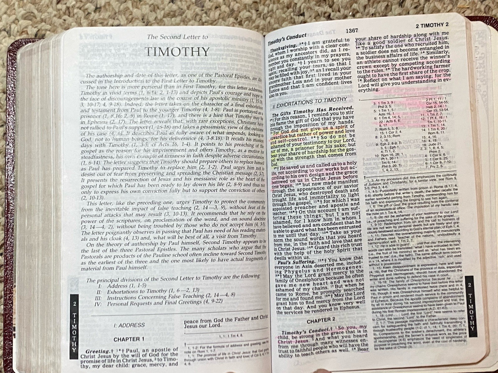 1987 New American Bible Holy Bible Catholic Bible Press 9055NBG Bonded Leather