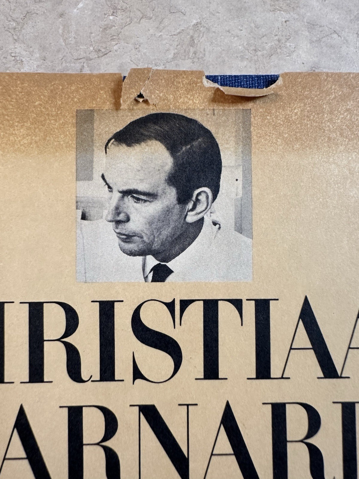 ONE LIFE by Christiaan Barnard, 1969, First Human Heart Transplant