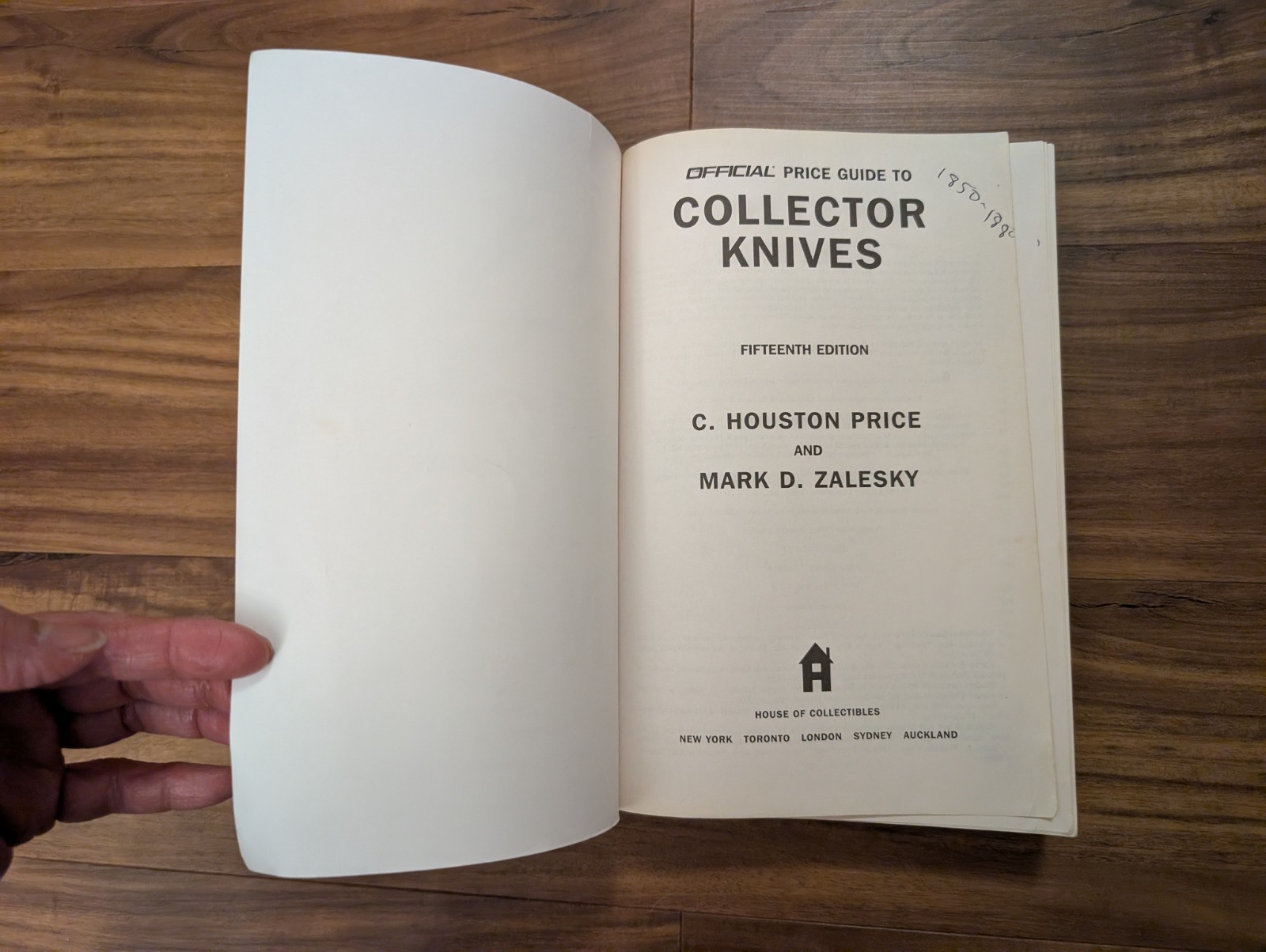 Official Price Guide to Collector Knives, 15th Edition