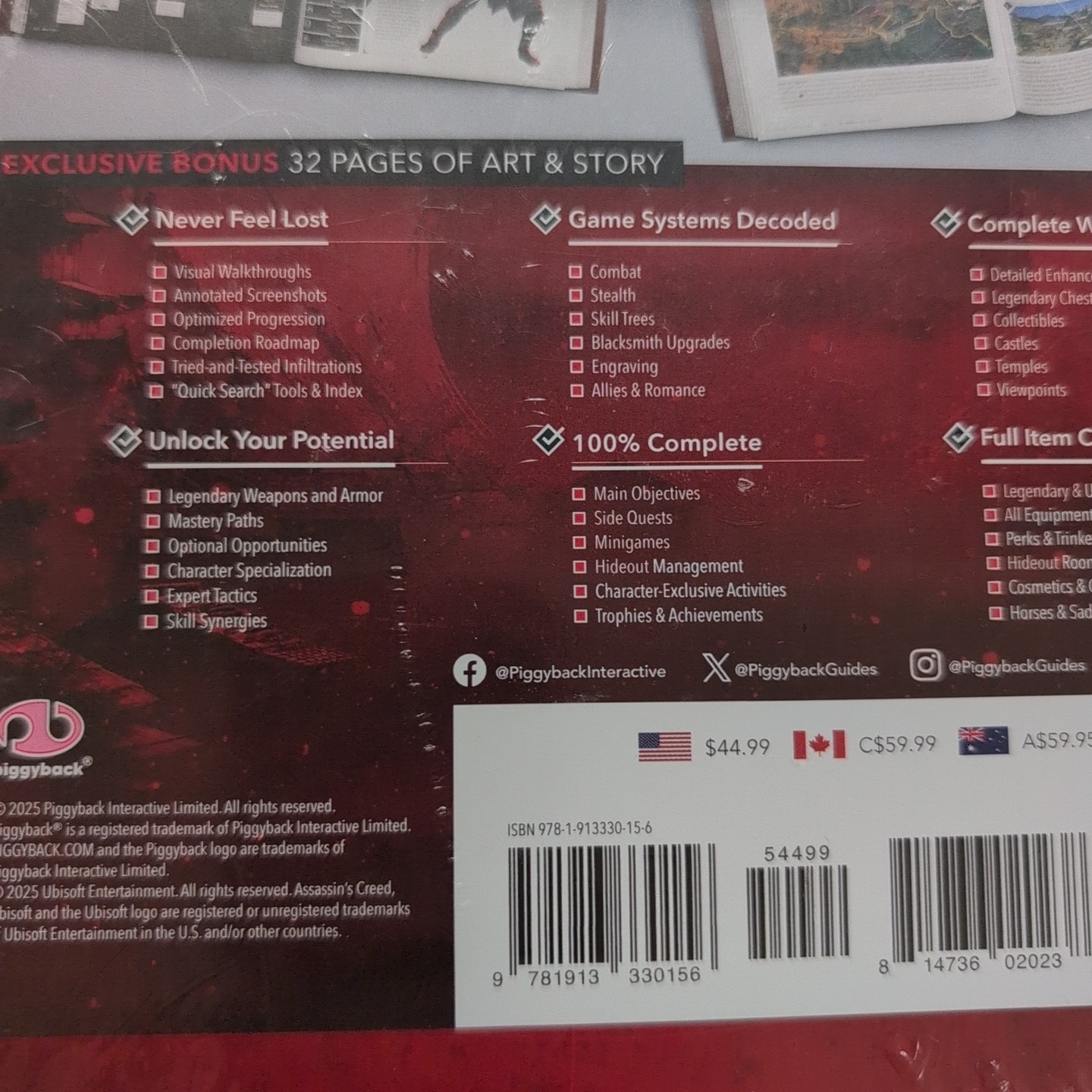 Assassin’s Creed Shadows – The Complete Guide: Collector’s Edition New Sealed HC