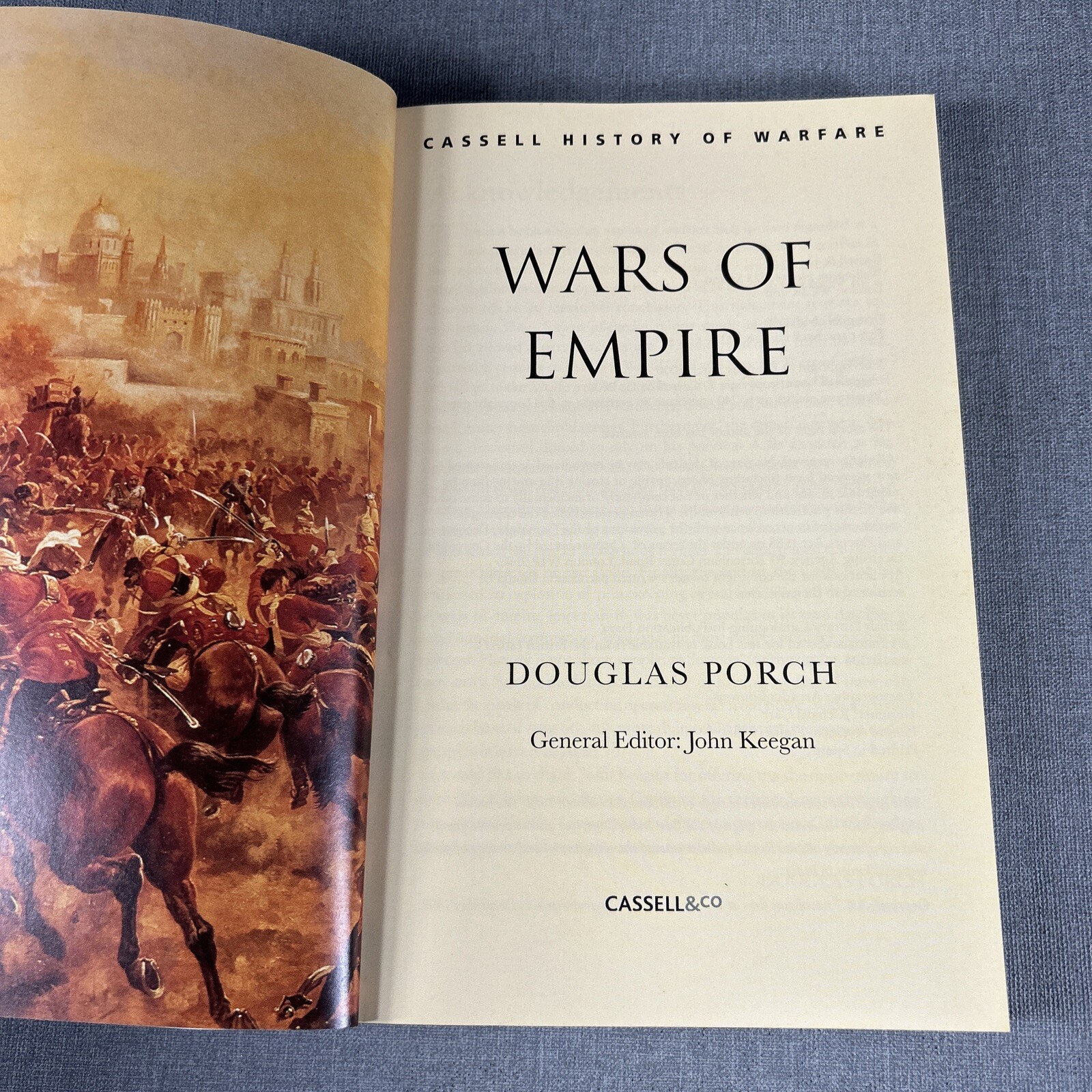 History of Warfare Wars of Empire Douglas Porch 2001 Trade Paperback Book