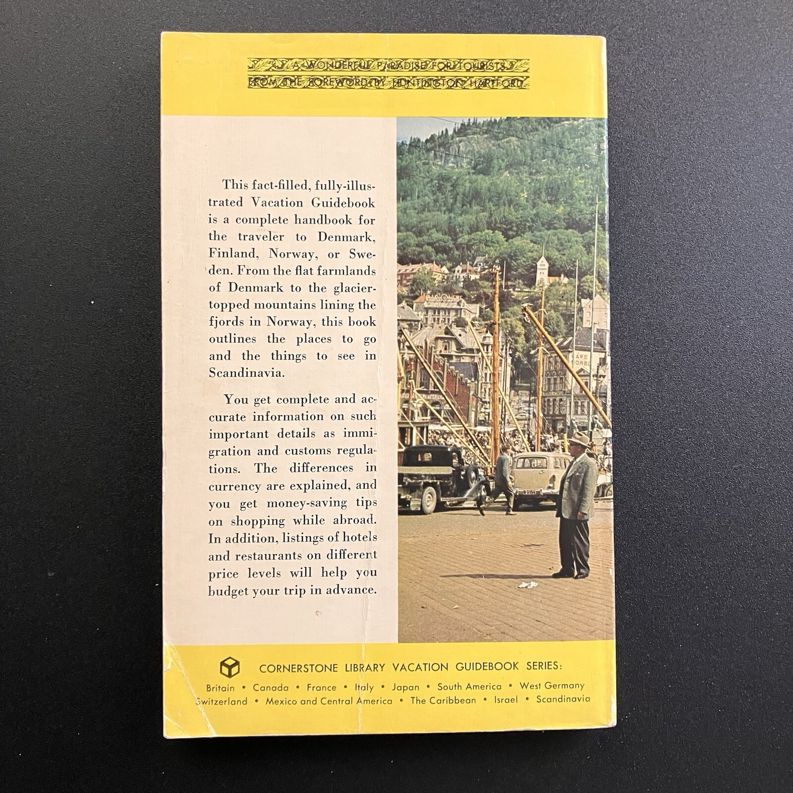 Vintage 1963 Scandinavia Travel Guidebook Scandinavian Vacation History