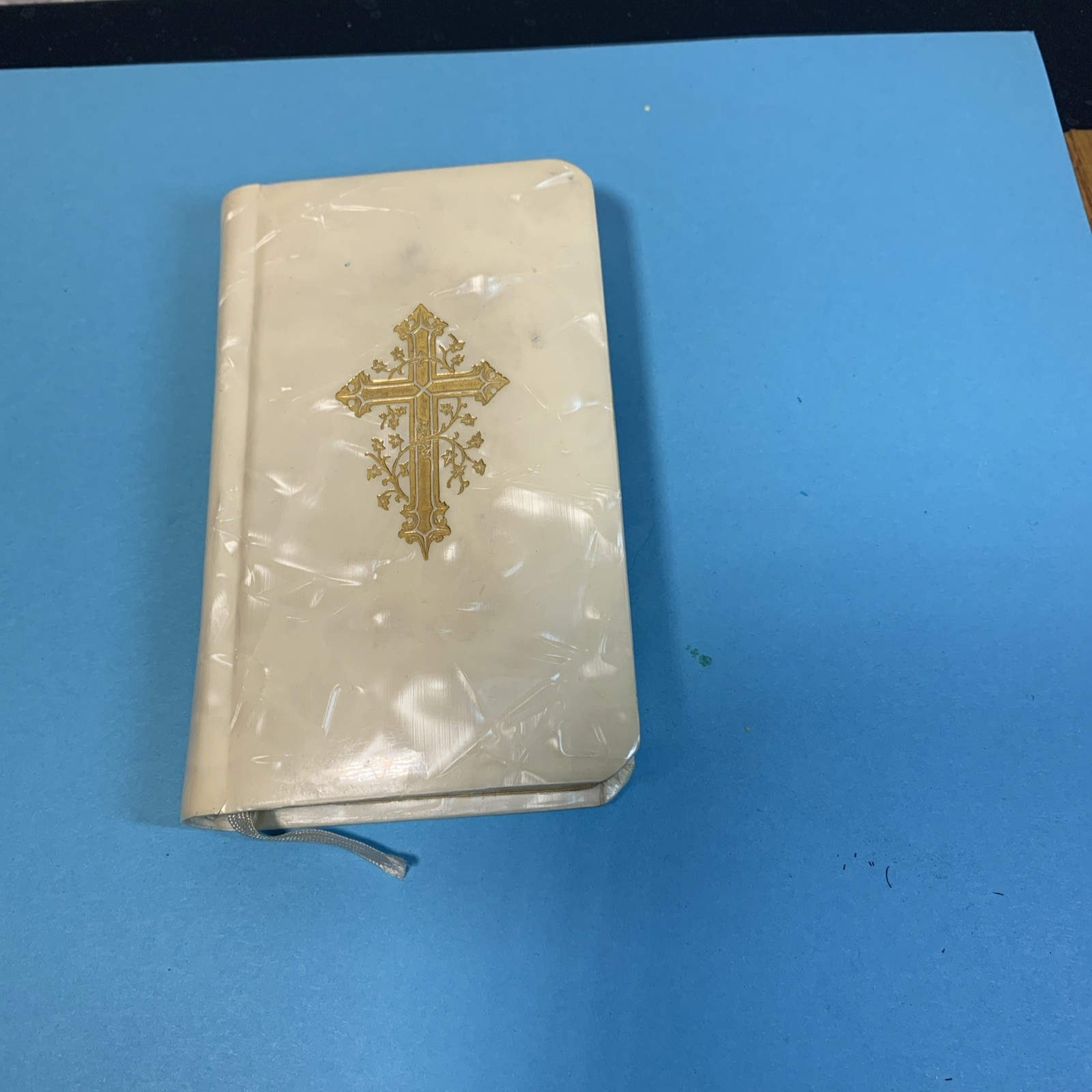 Vintage Mother of Pearl “Manual of Catholic Devotions”Regina Press 1957.