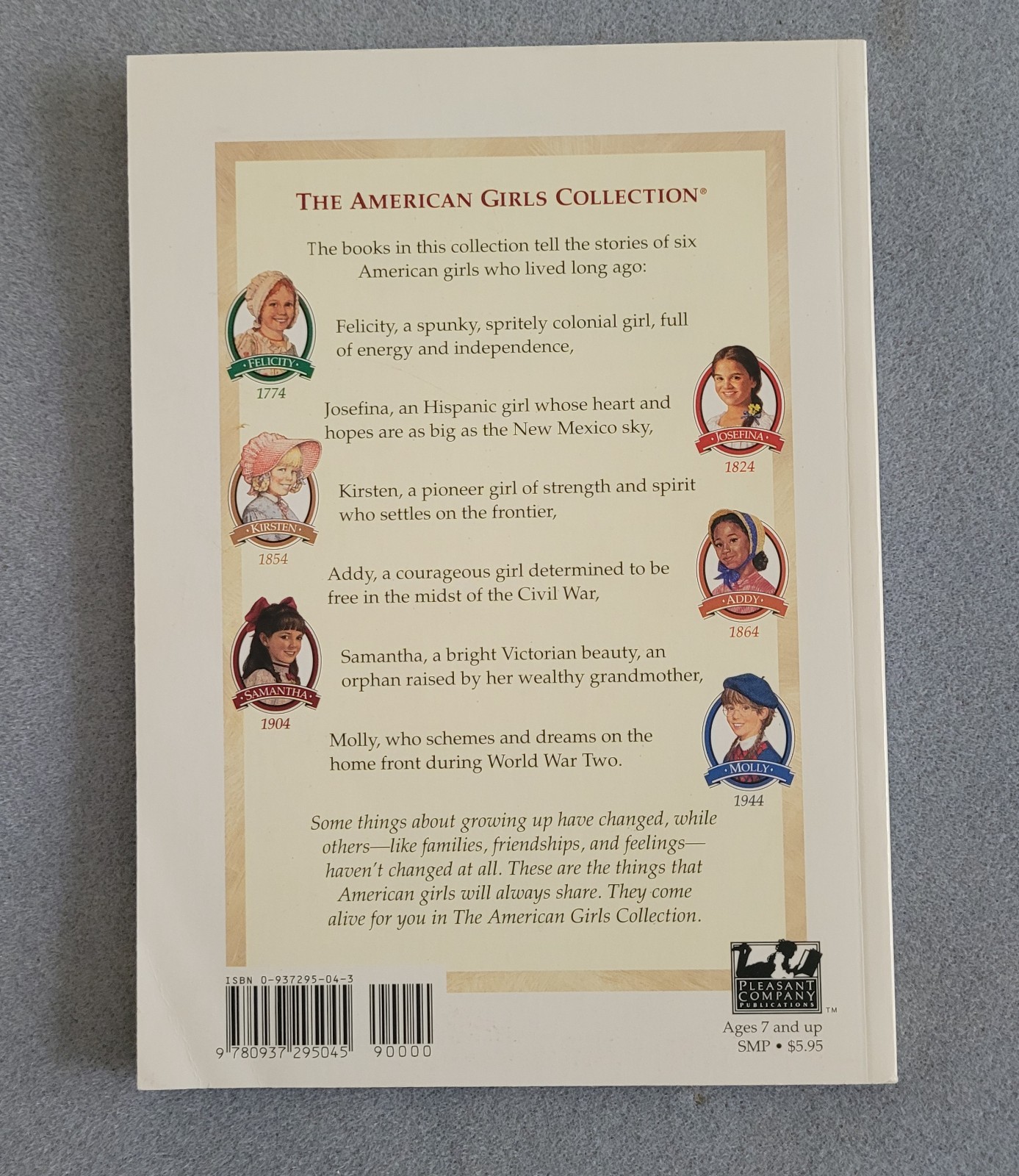 PLEASANT COMPANY American Girl Collection SAMANTHA Book 1-5 by Valerie Trip-1998