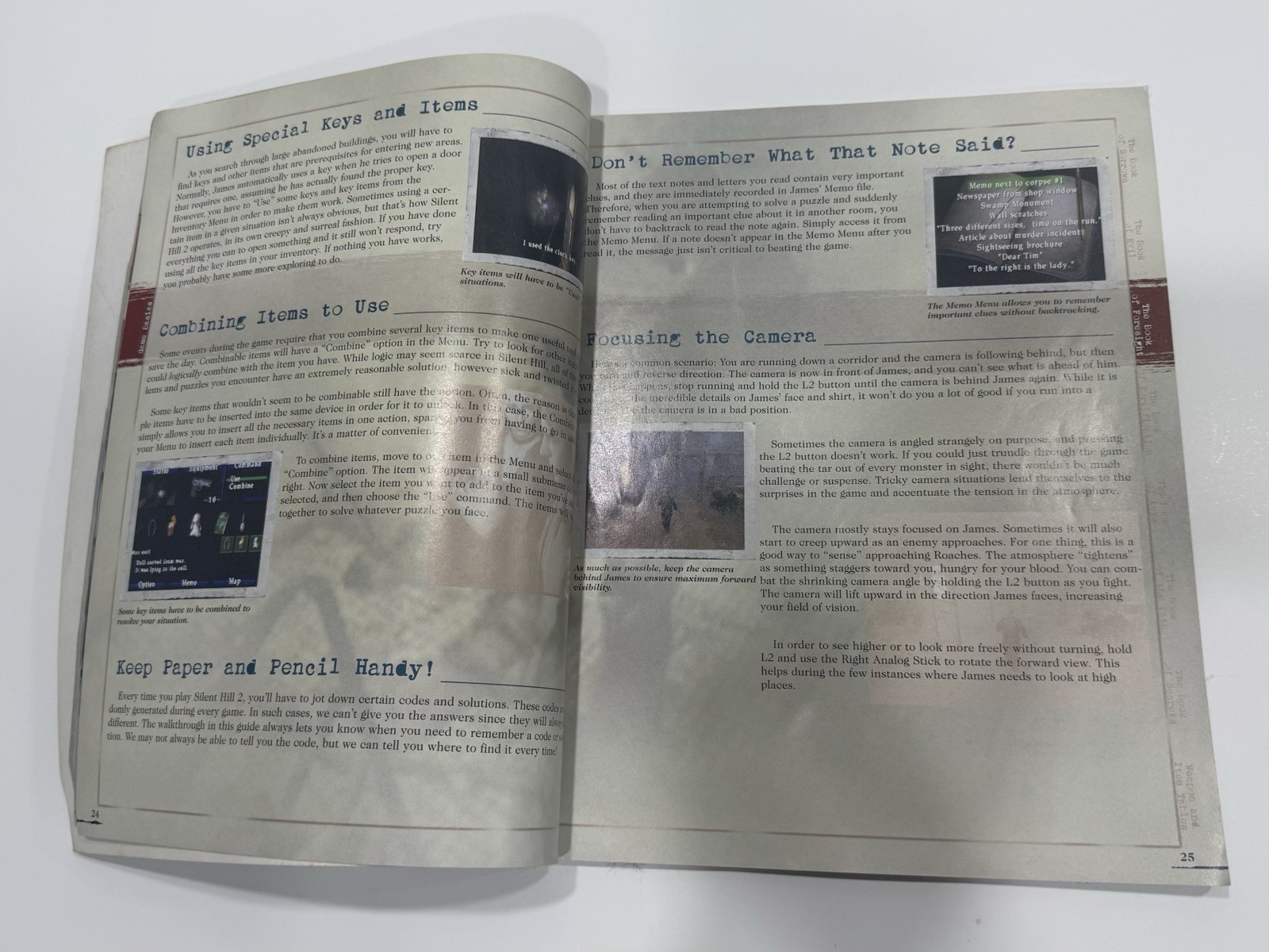 Silent Hill 2 Official Strategy Game Guide BradyGames (PlayStation 2 PS2) RARE