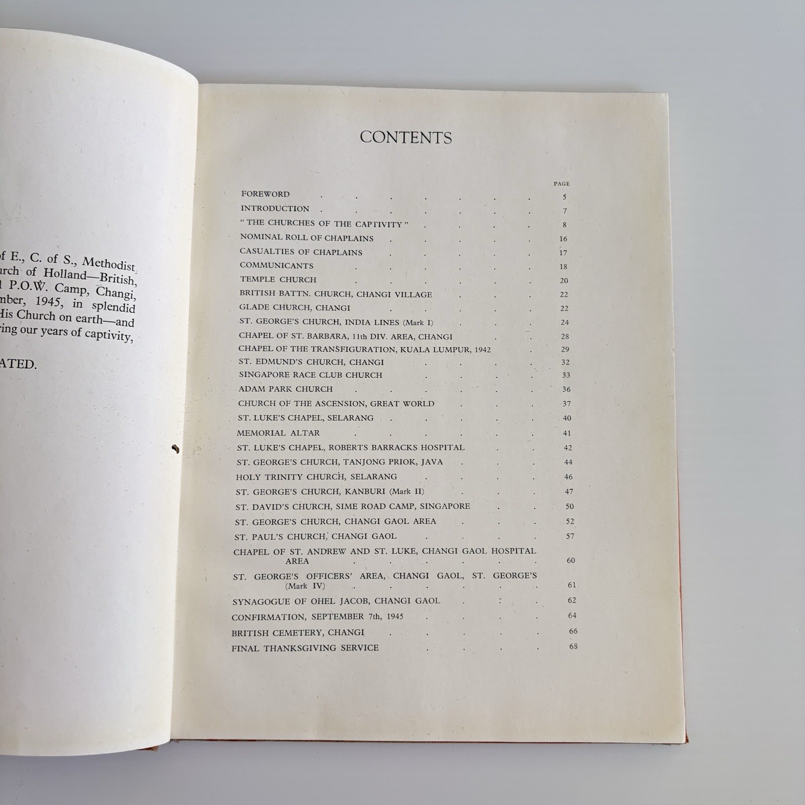 The Churches Of The Captivity In Malaya 1946