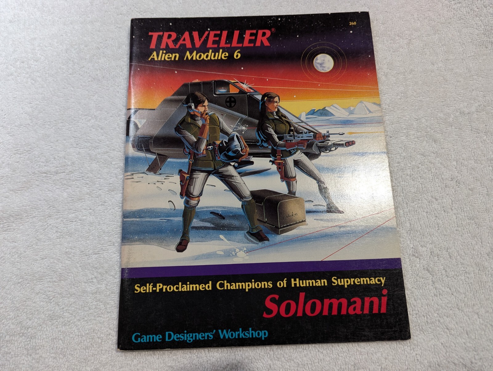 Classic Traveller RPG Alien Module 6 Solomani GDW Marc Miller J Andrew Keith