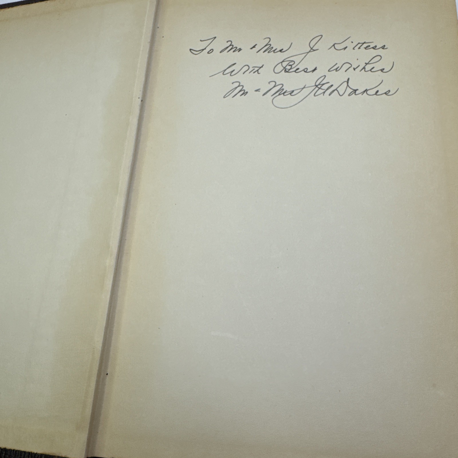 Christ Jesus the Authentic Story John A. Dakes Signed! 1940 HC Avalon Publishing