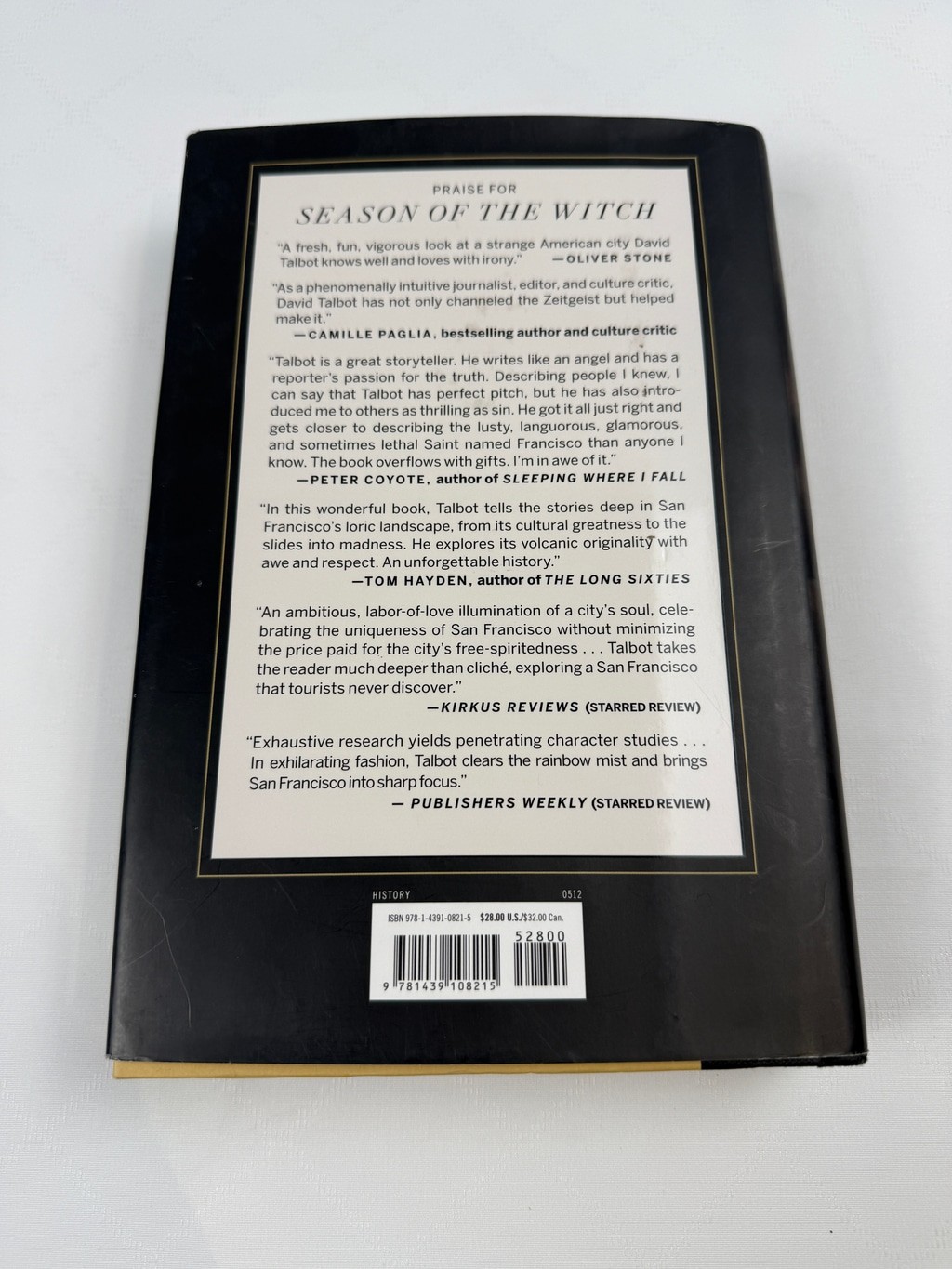 Season of the Witch: Enchantement, Terror Hardcover David Talbot