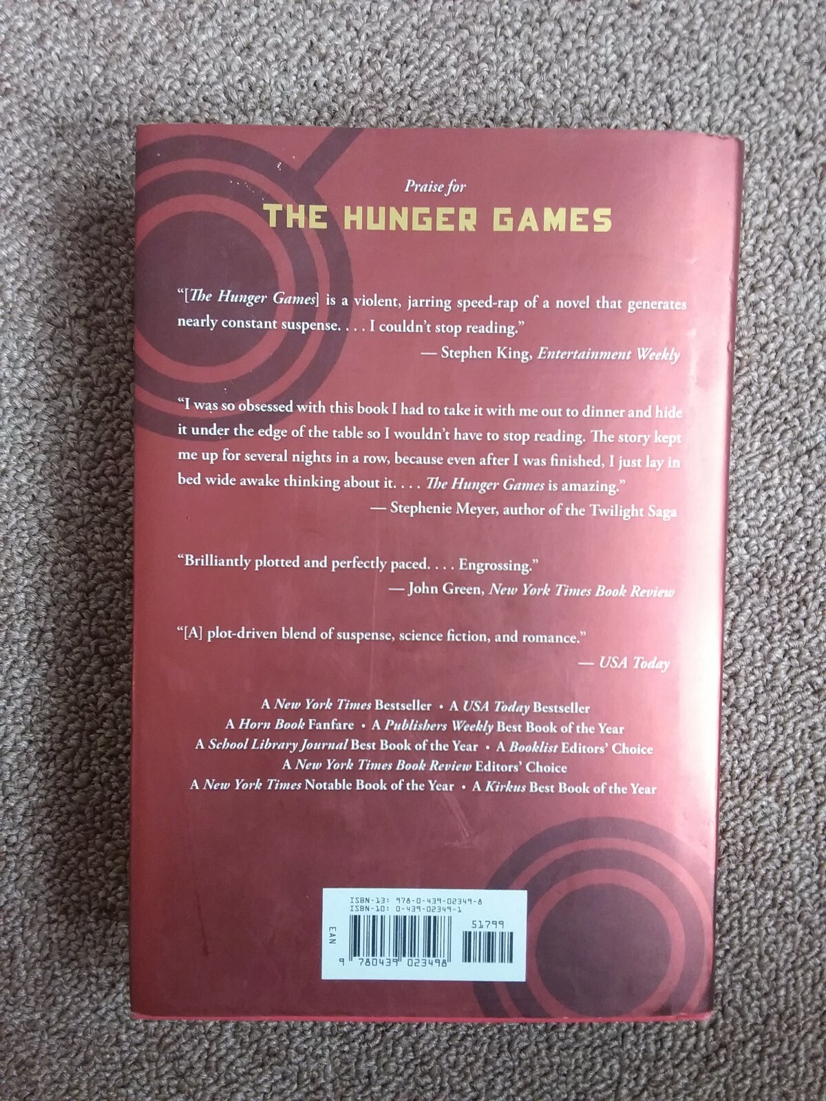 Catching Fire by Suzanne Collins First Edition HC/ DJ 2009.Hunger Games 2nd book
