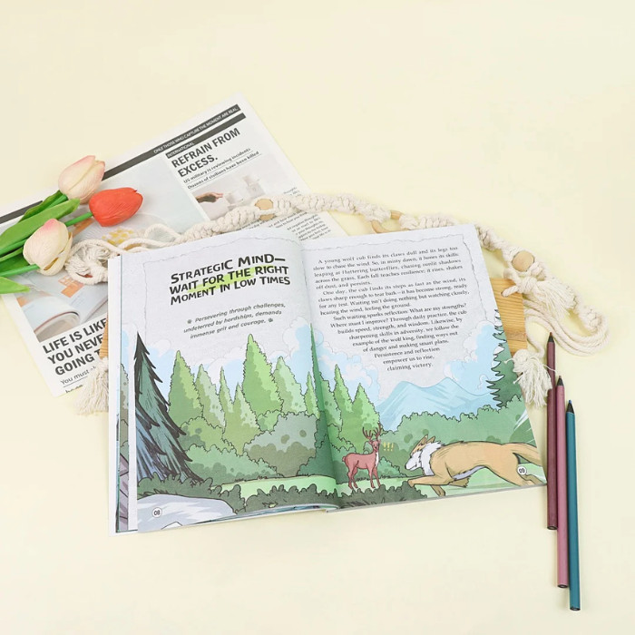The Wolf Code Cultivate Wolf Spirit Growth Mindset Children’s Book English
