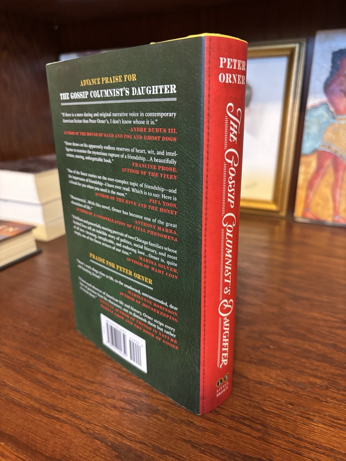 The Gossip Columnist’s Daughter. Peter Orner 1st HC Ptg LB 2025. Fine Unread