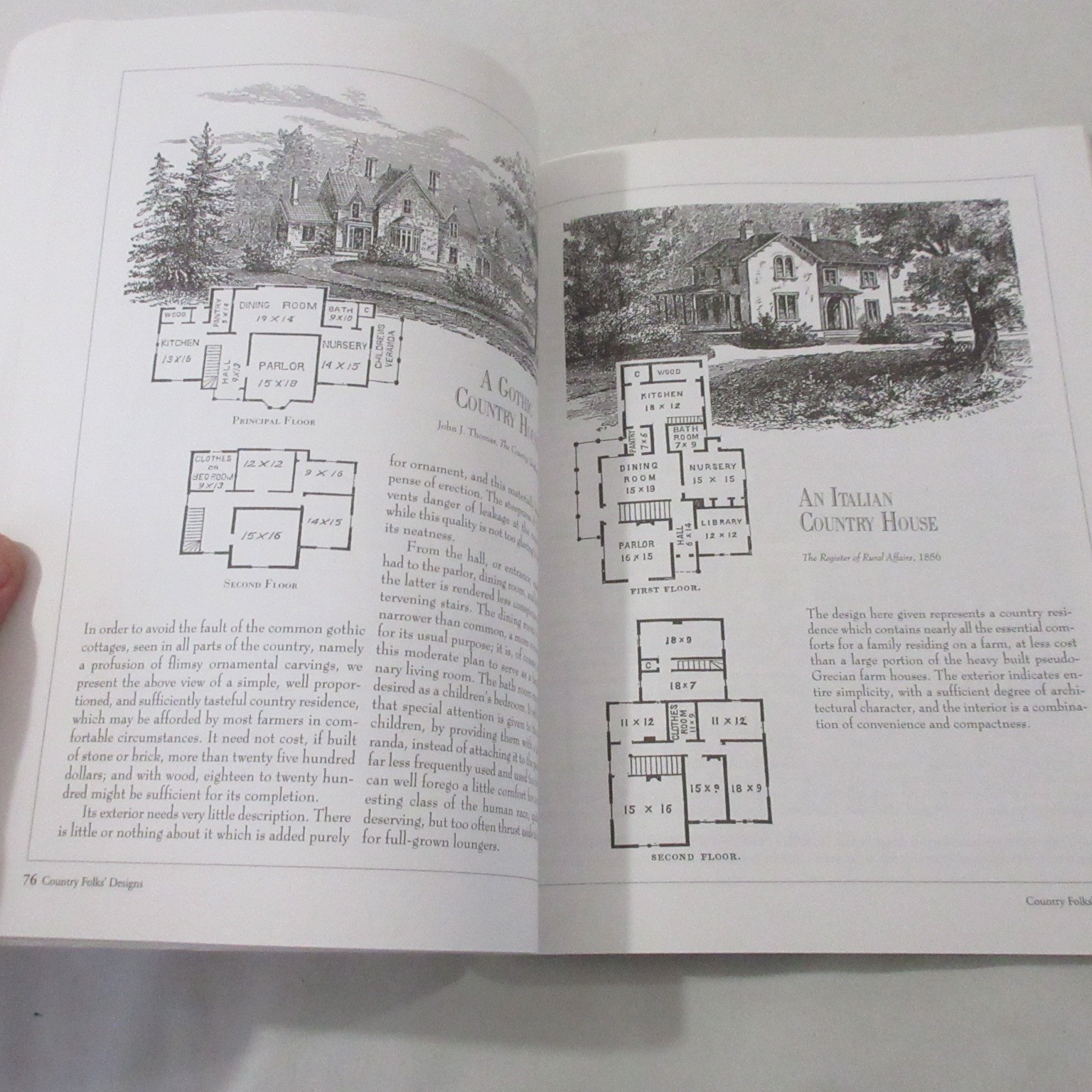 American Country Building Design Donald J. Berg AIA 19th-Century Farmhouse Plans