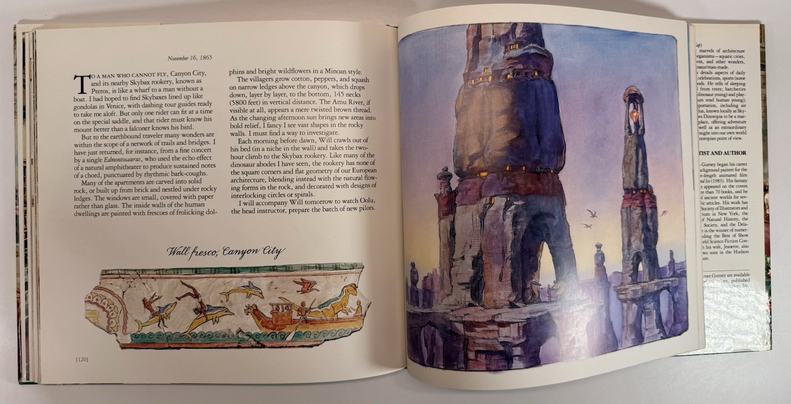 Dinotopia A Land Apart From Time James Gurney 1992 First Edition HC DJ VG+