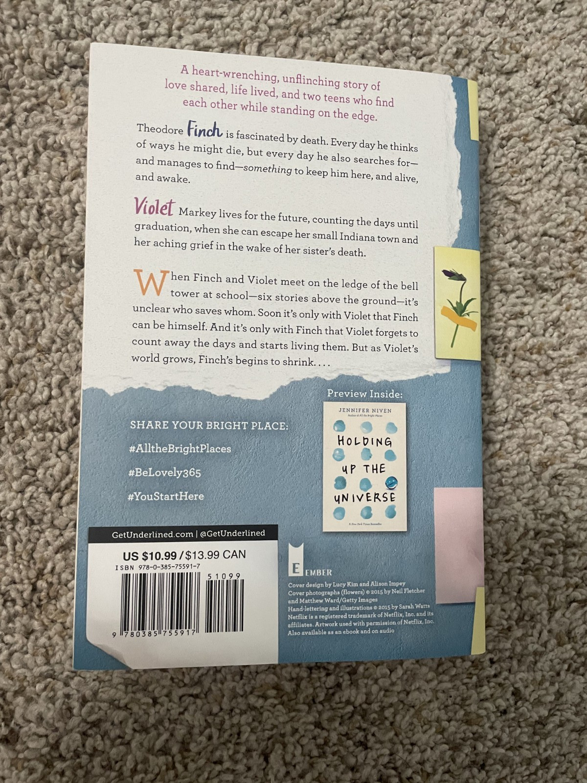All the Bright Places by Jennifer Niven