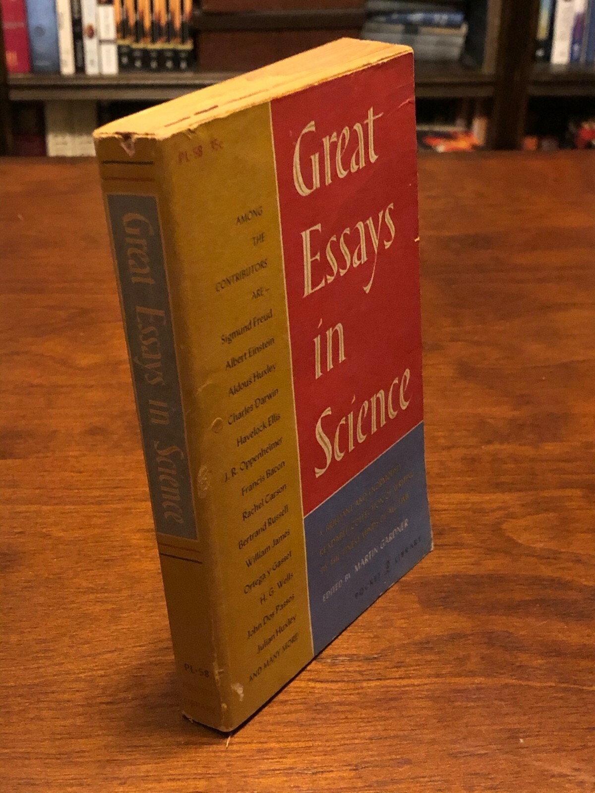 GREAT ESSAYS IN SCIENCE by Martin Gardner (1957 Edition) 29 DIFFERENT AUTHORS
