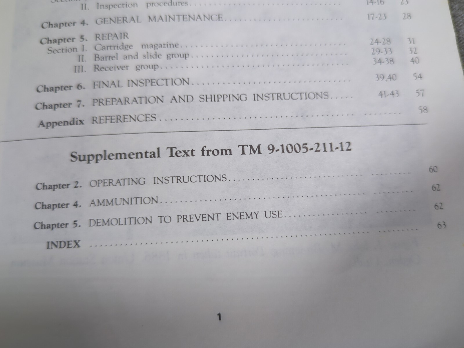 M1911A1 TM 9-1005-211-34 Direct & General Support Maintenance Manual June 1964