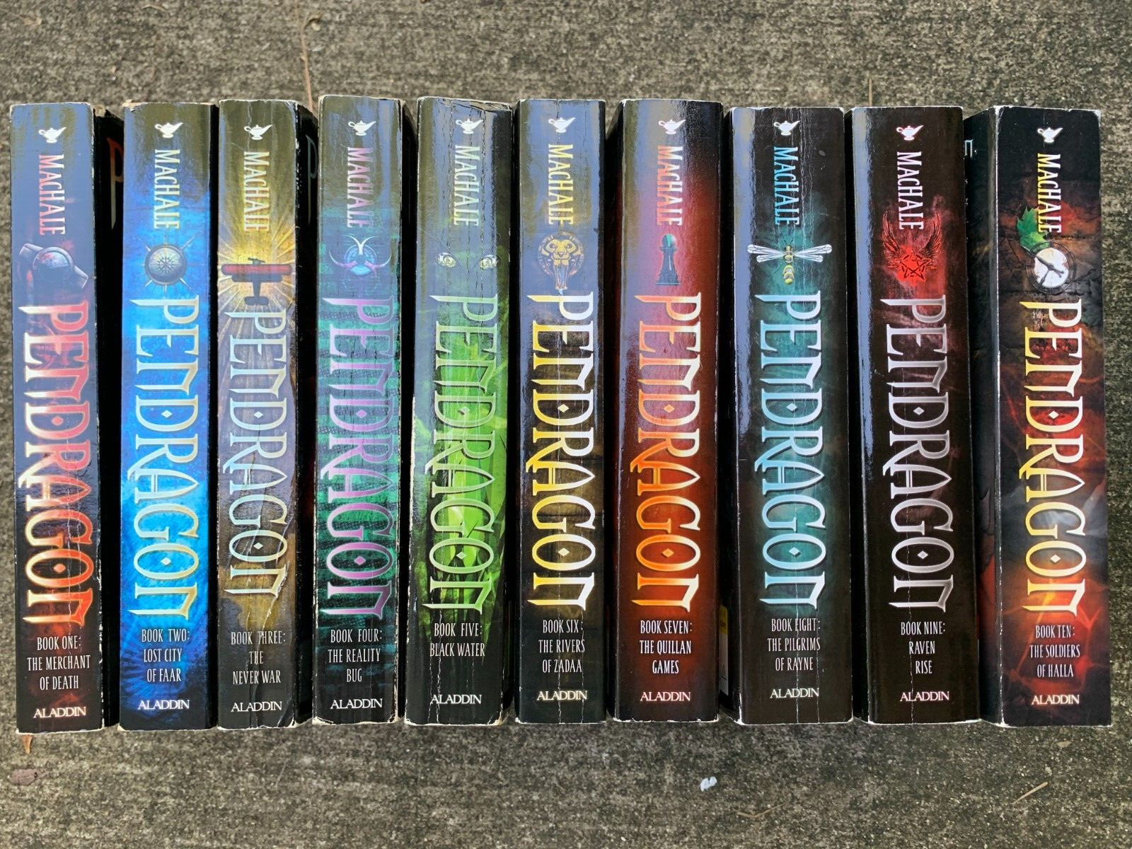 Pendragon complete series 1-10 set MacHale 1 2 3 4 5 6 7 8 9 10 PB/HB mixed lot