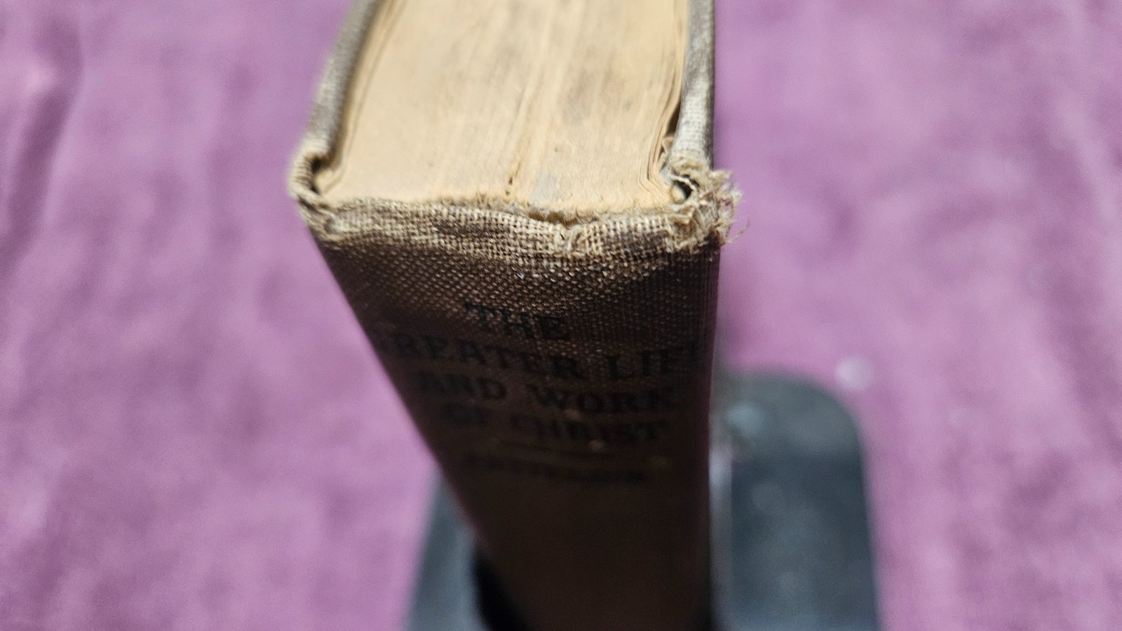 ‡ ✝️ Greater Life and Work of Christ by Patterson • 1928 HC 2nd Ed Ex-Library