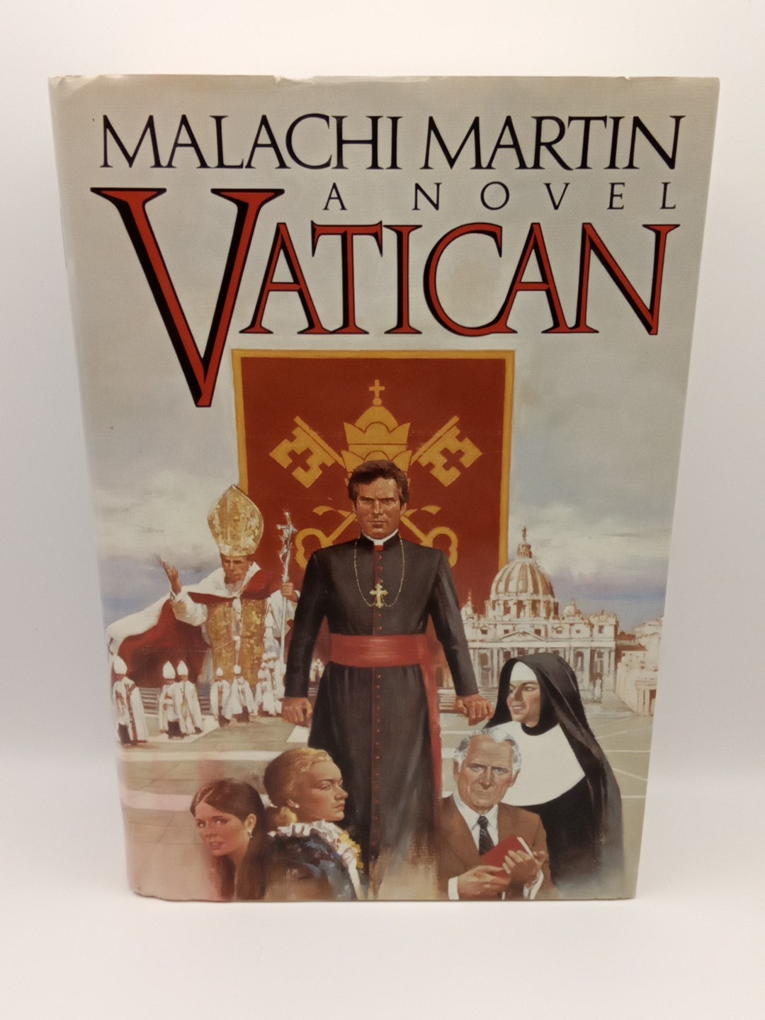 1986 1st Print 1st Edition-Vatican by Malachi Martin-HCDJ FREE SHIPPING