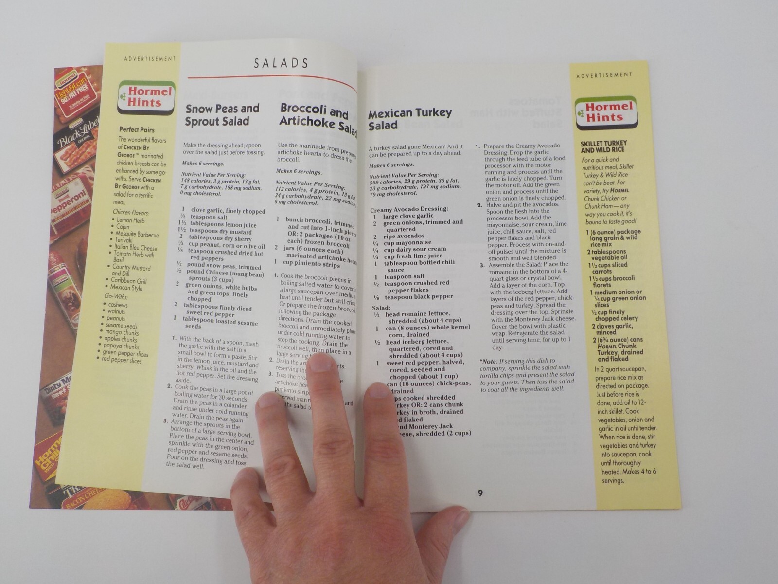 HORMEL FAMILY CIRCLE COOKBOOK SPECIAL EDITION BUSY COOK’S BOOK PRINT 1991