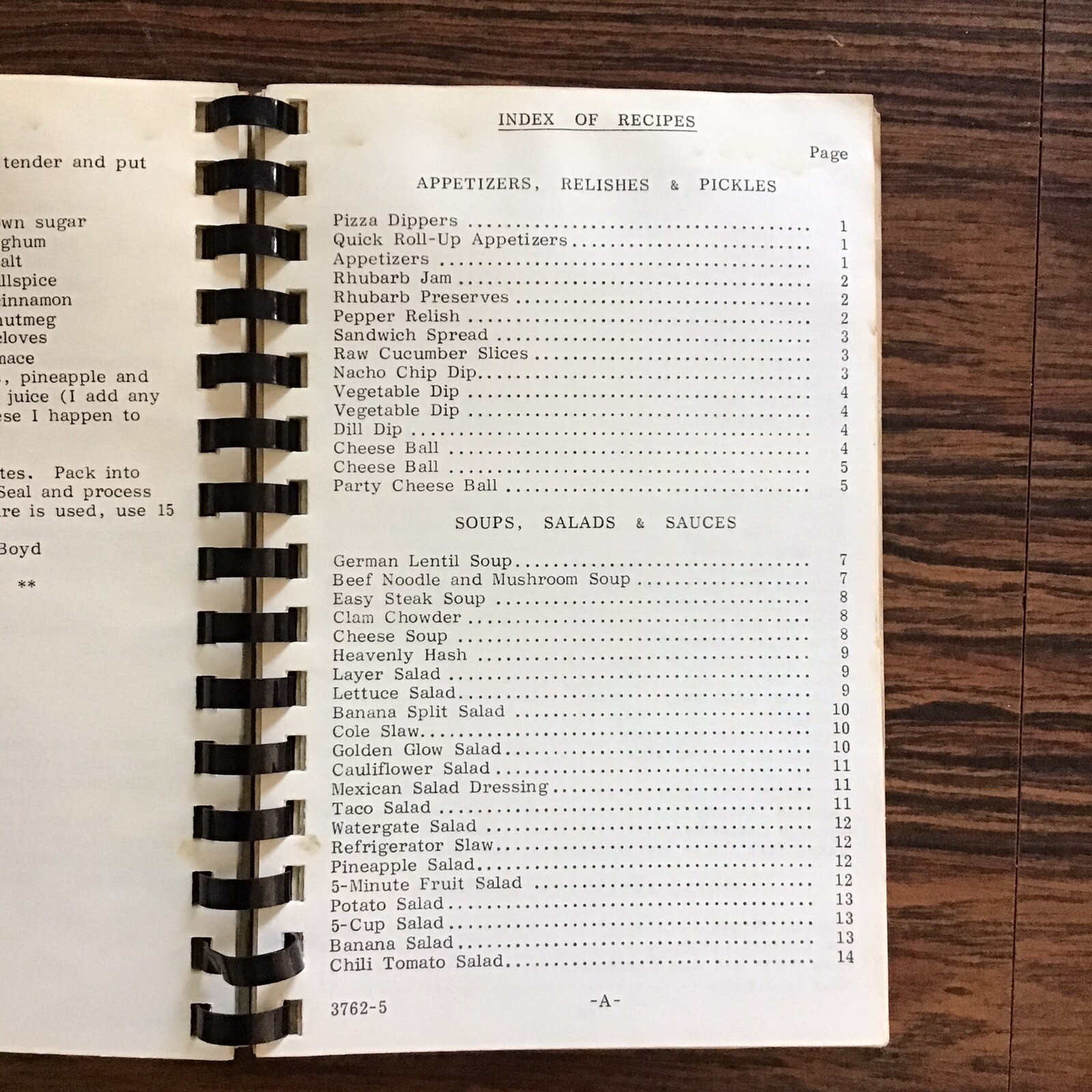 Bourbon Baptist Church Ladies Vintage 1986 Cookbook SEE INDEX PHOTOS